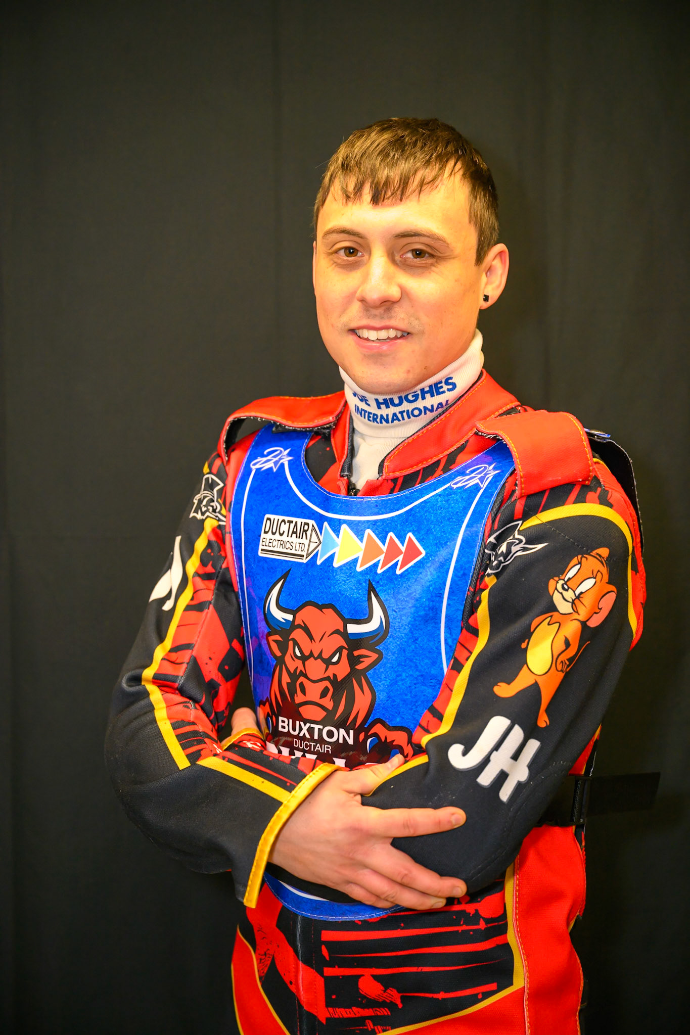 Luke Harris during Buxton Bulls Press and Practice at Hi-Edge Speedway, Buxton on Monday 30th March 2026. (Photo: Ian Charles | MI News)