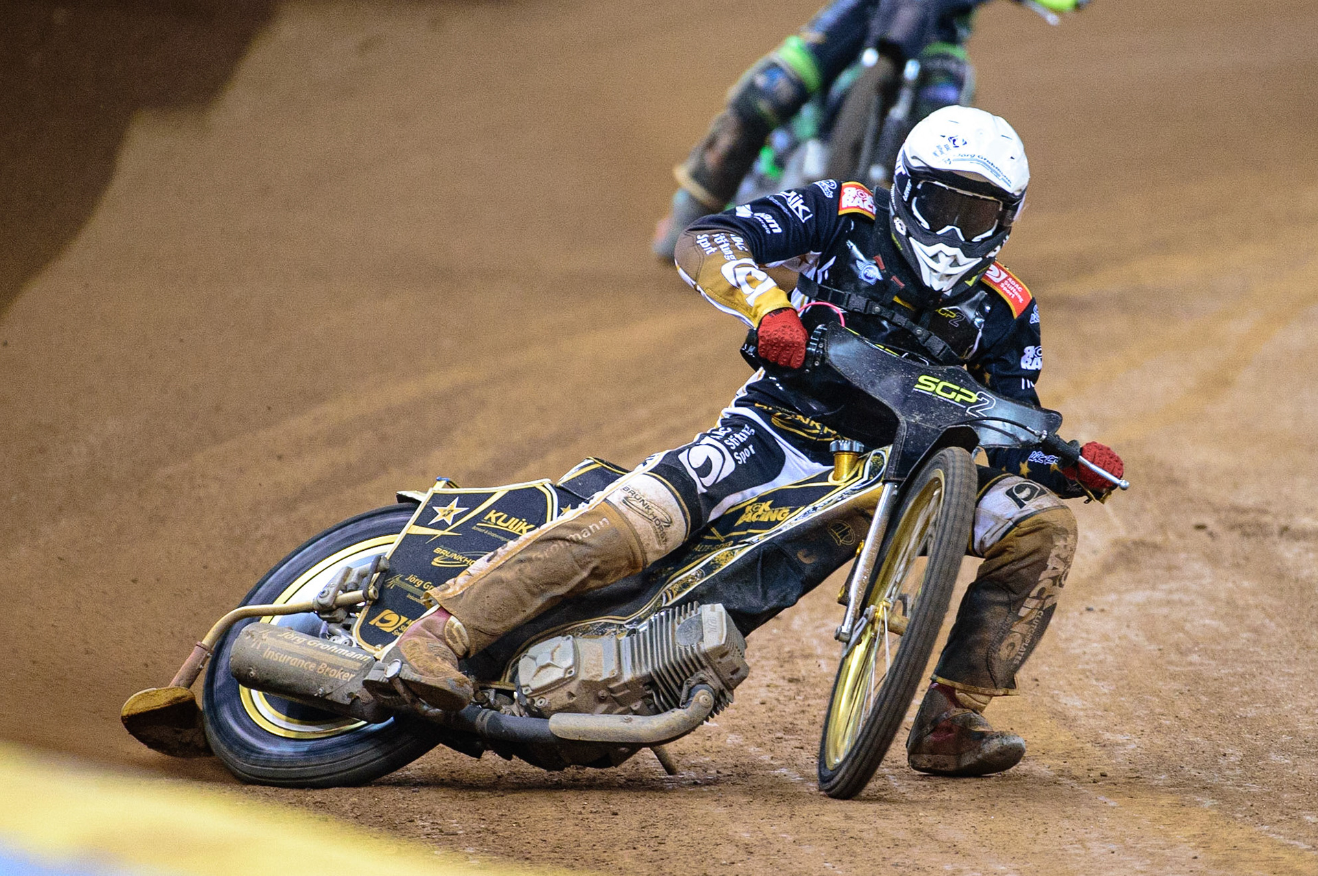 Norick Blodorn (Germany)  in action  during the FIM  Speedway Grand Prix  2 of Great Britain at the Principality Stadium, Cardiff on Sunday 14th August 2022. (Credit: Ian Charles | MI News)