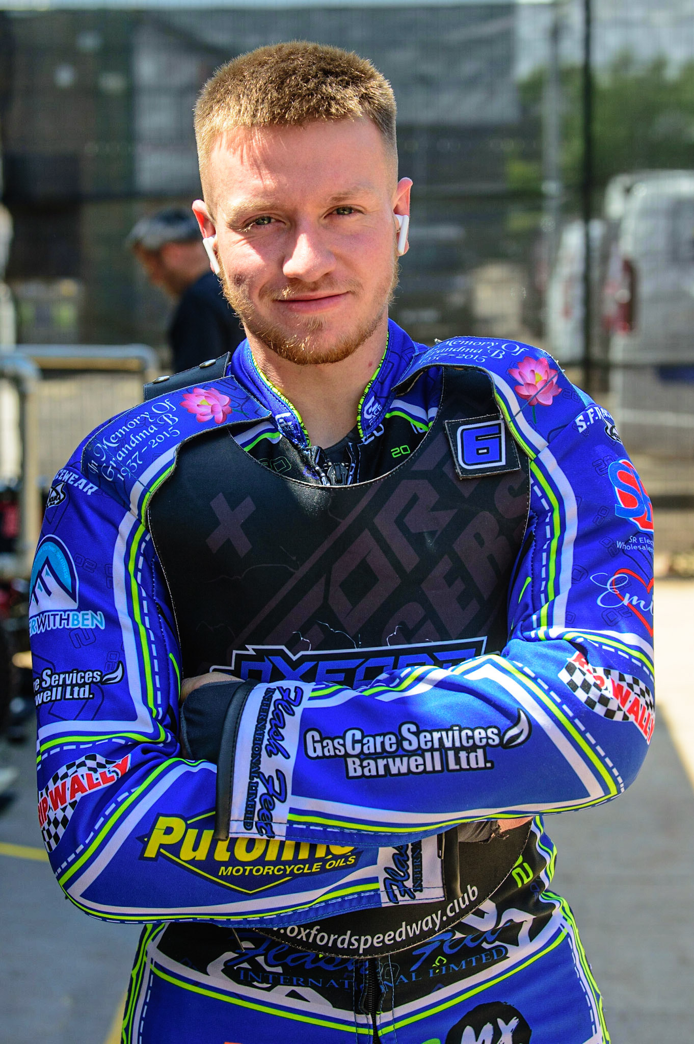 MANCHESTER, UK.  JUN 3RD  Arran Butcher  - Oxford Chargers  during the National Development League match between Belle Vue Colts and Oxford Chargers at the National Speedway Stadium, Manchester on Friday 3rd June 2022. (Credit: Ian Charles | MI News)