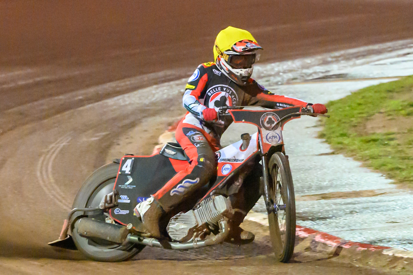 Zach Cook of Belle Vue Aces in action during the Rowe Motor Oil Premiership Grand Final 1st Leg match between Sheffield Tigers and Belle Vue Aces at Owlerton Stadium, Sheffield on Monday 12th October 2026. (Photo: Ian Charles | MI News)