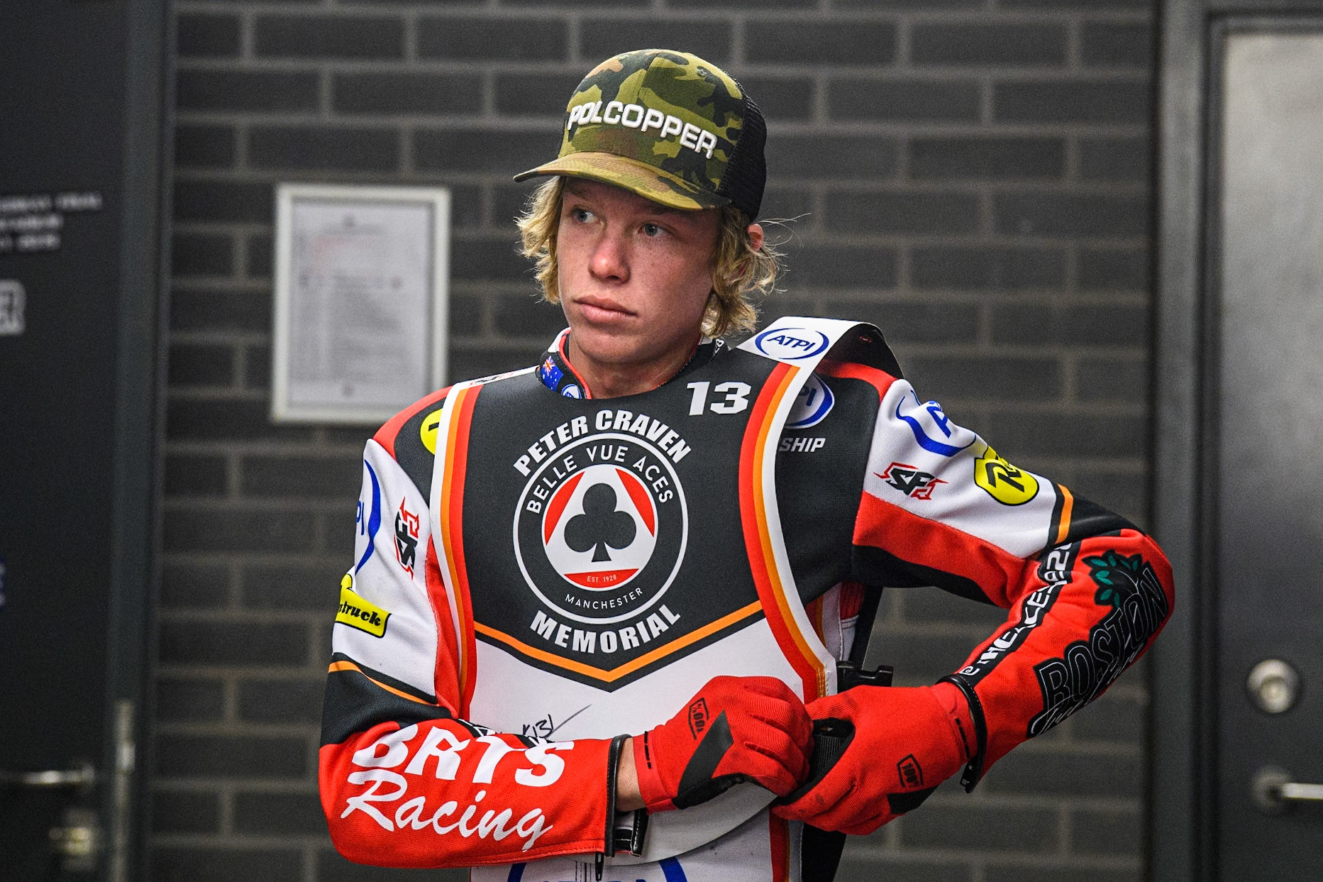 Tate Zischke during the Peter Craven Memorial Trophy at the National Speedway Stadium, Manchester on Monday 17th March 2025. (Photo: Ian Charles | MI News)