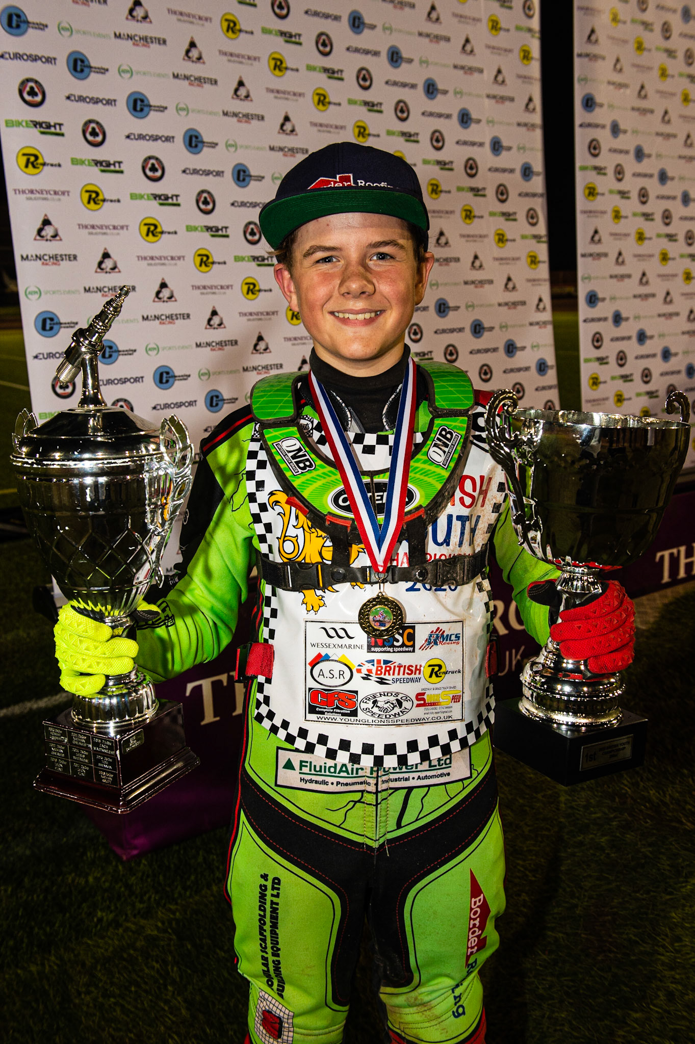 Photo: Ian CharlesLuke Harrison British Youth Champion 250ccBritish Youth Speedway Championship (Round 5), National Speedway Stadium, Manchester Saturday  10  October  2020