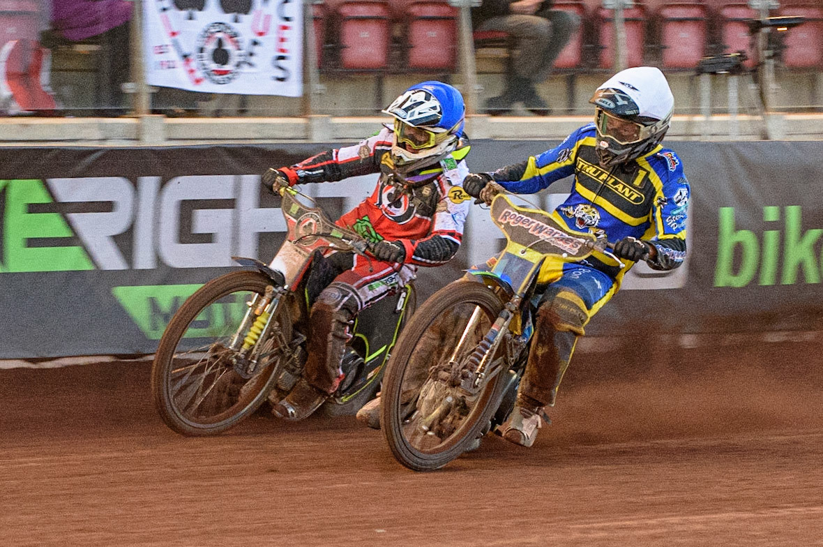 Photo: Ian CharlesBelle Vue Aces v Sheffield Tigers, British Speedway Premier League, National Speedway Stadium, Manchester Monday  17  May  2021