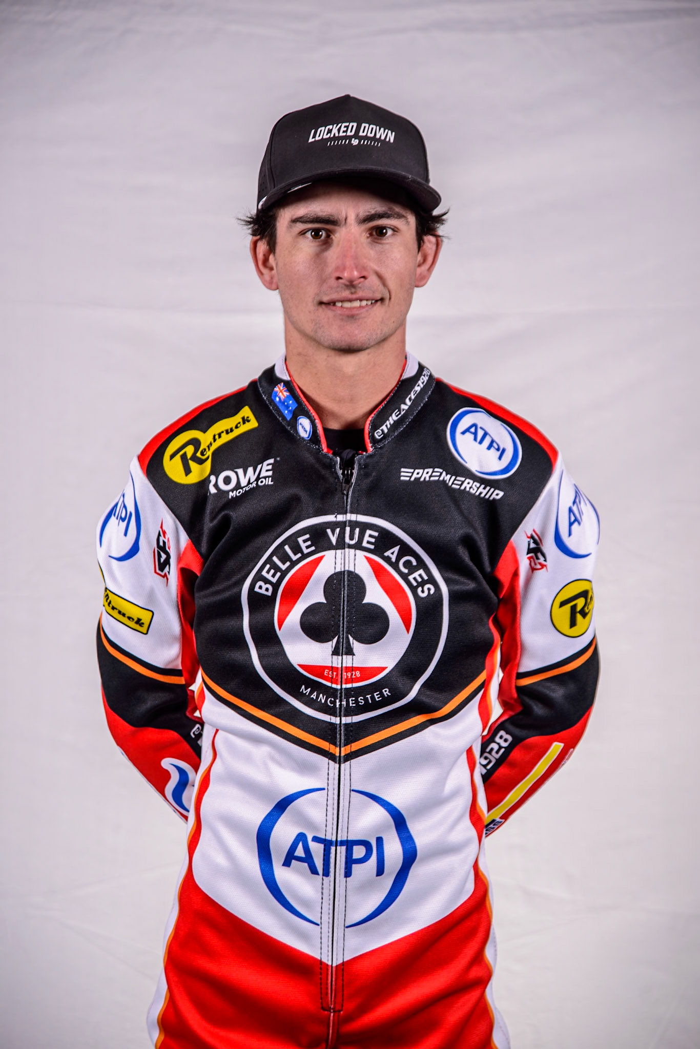 Zack Cook - Belle Vue Aces during the Belle Vue Aces Media Day at the National Speedway Stadium, Manchester on Wednesday 12th March 2025. (Photo: Ian Charles | MI News)