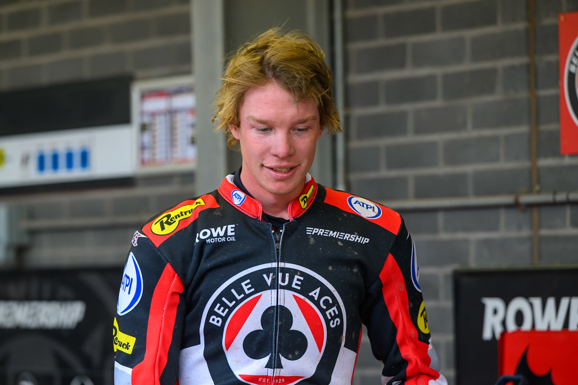Tate Zischke of Belle Vue Aces during the Rowe Motor Oil Premiership match between Belle Vue Aces and Northampton Foxes at the National Speedway Stadium, Manchester on Monday 4th May 2026. (Photo: Ian Charles | MI News)