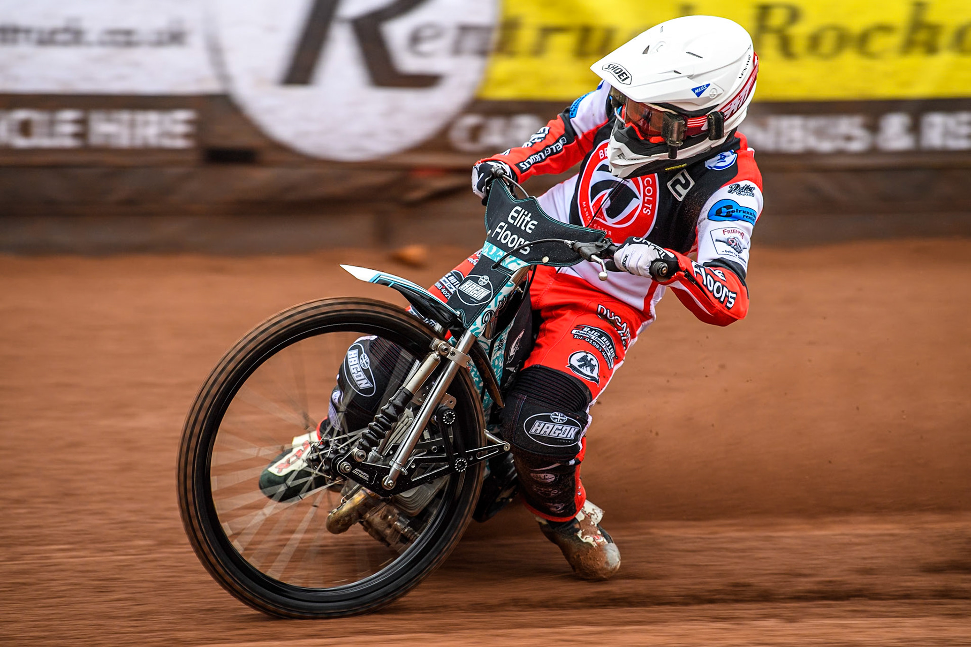 Belle Vue Colts' rider Chad Wirtzfeld  in action during the Belle Vue Aces Media Day at the National Speedway Stadium, Manchester on Monday 11th March 2024. (Photo: Ian Charles | MI News)
