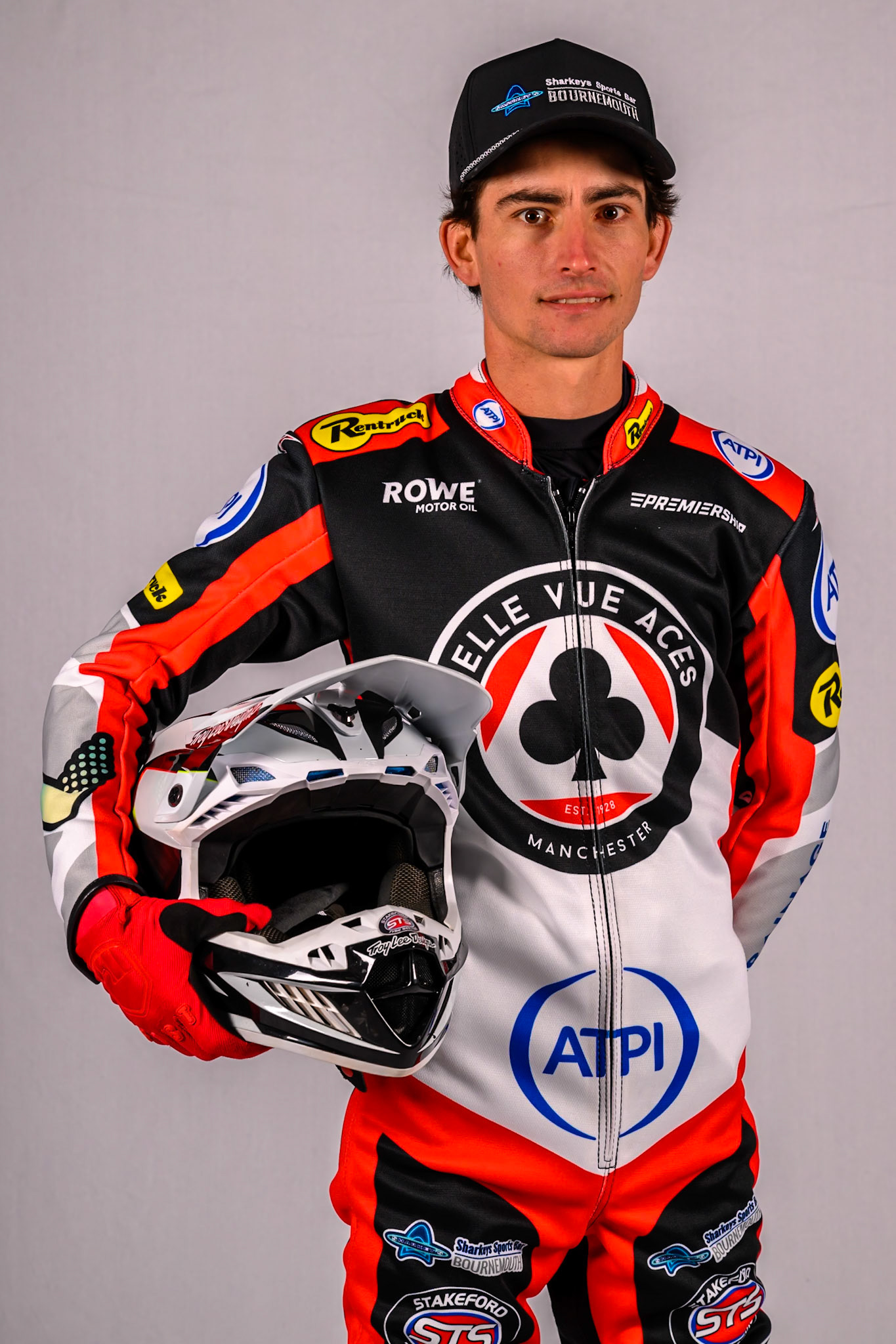 Zach Cook of Belle Vue Aces during the Belle Vue Aces Media Day at the National Speedway Stadium, Manchester on Wednesday 11th March 2026. (Photo: Ian Charles | MI News)