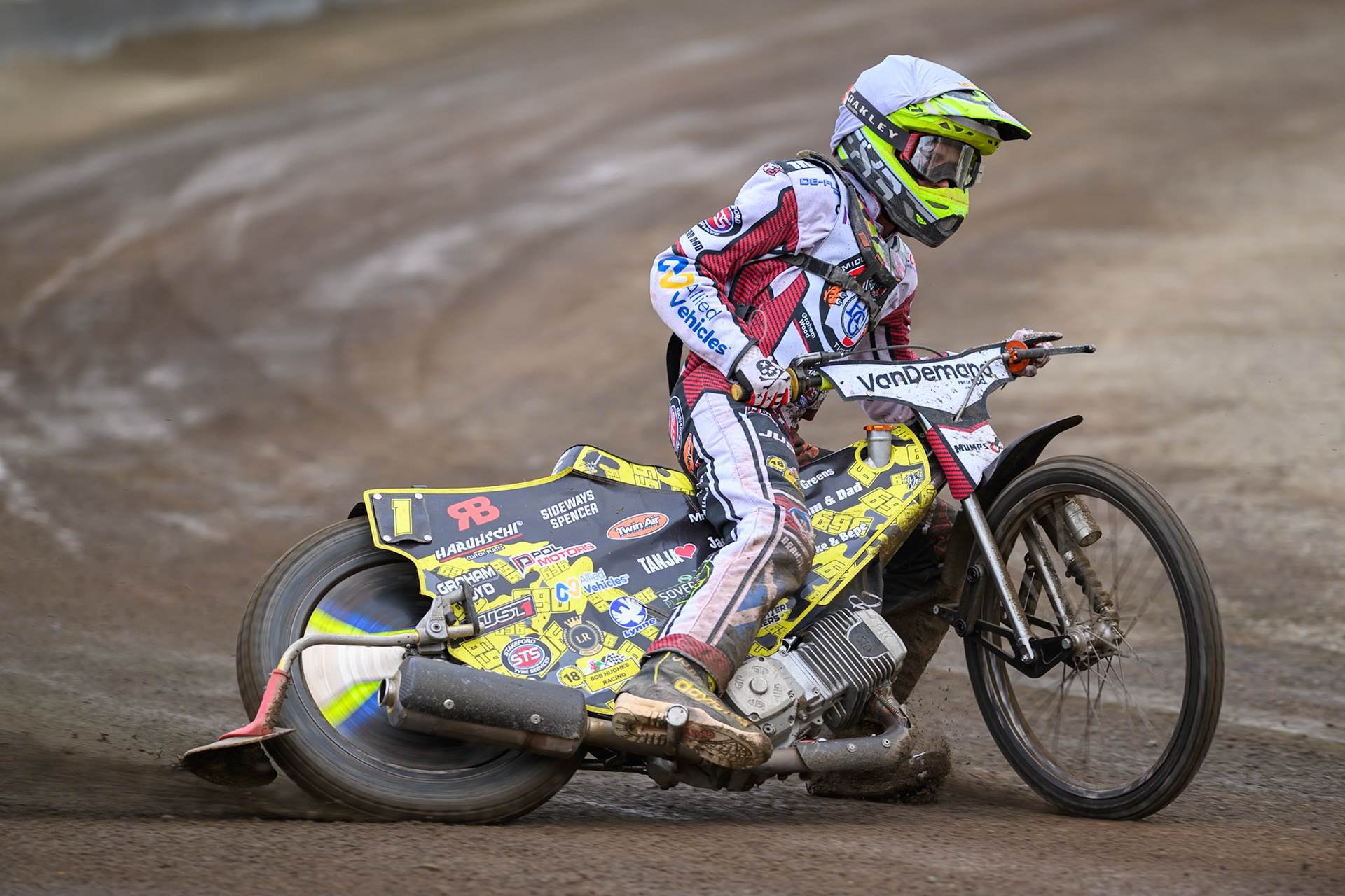 Ace Pijper of Middlesborough Tigers in action during the WSRA National Development League match  between Buxton Bulls and Middlesborough Tigers at Hi-Edge Speedway, Buxton on Sunday 16th August 2026. (Photo: Ian Charles | MI News)