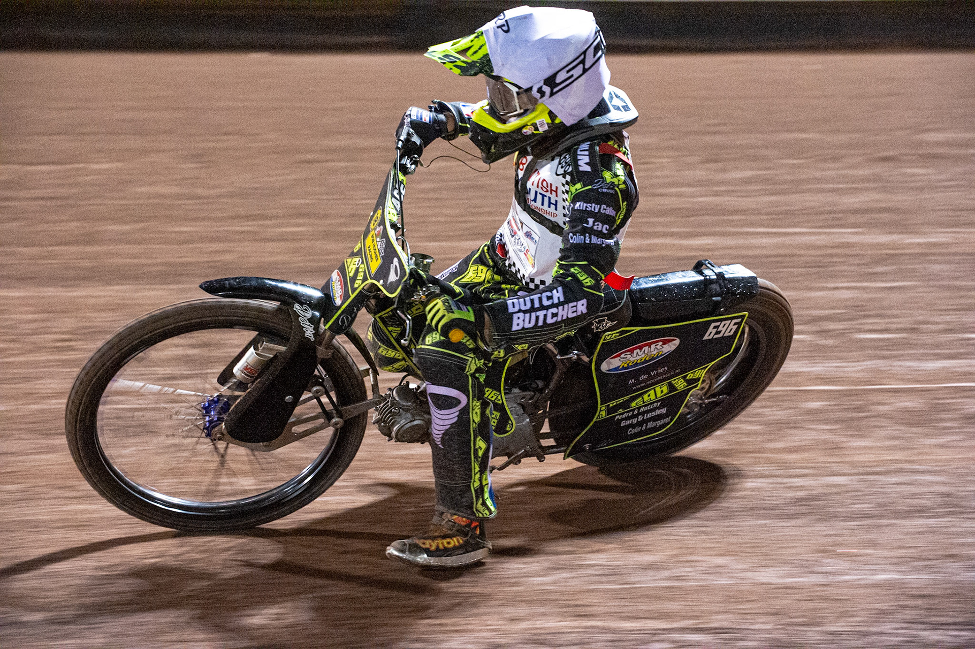 Photo: Ian CharlesAce Pijper in action (125cc A Class)British Youth Speedway Championship (Round 5), National Speedway Stadium, Manchester Saturday  10  October  2020