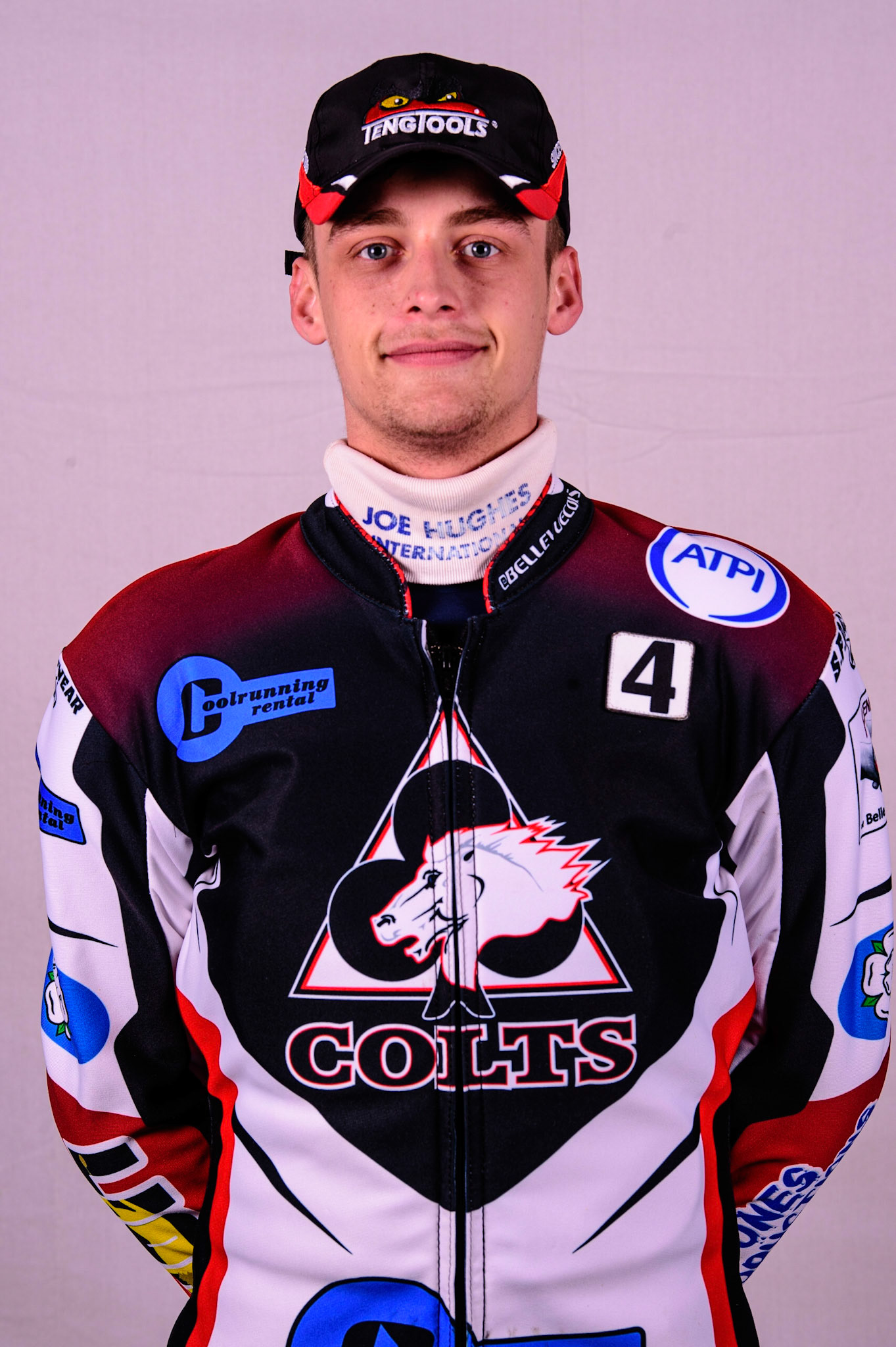 MANCHESTER, UK. MAR 14TH Jack Parkinson-Blackburn - Belle Vue 'Cool Running' Colts during the Belle Vue Speedway Media Day at the National Speedway Stadium, Manchester on Monday 14th March 2022. (Credit: Ian Charles | MI News)