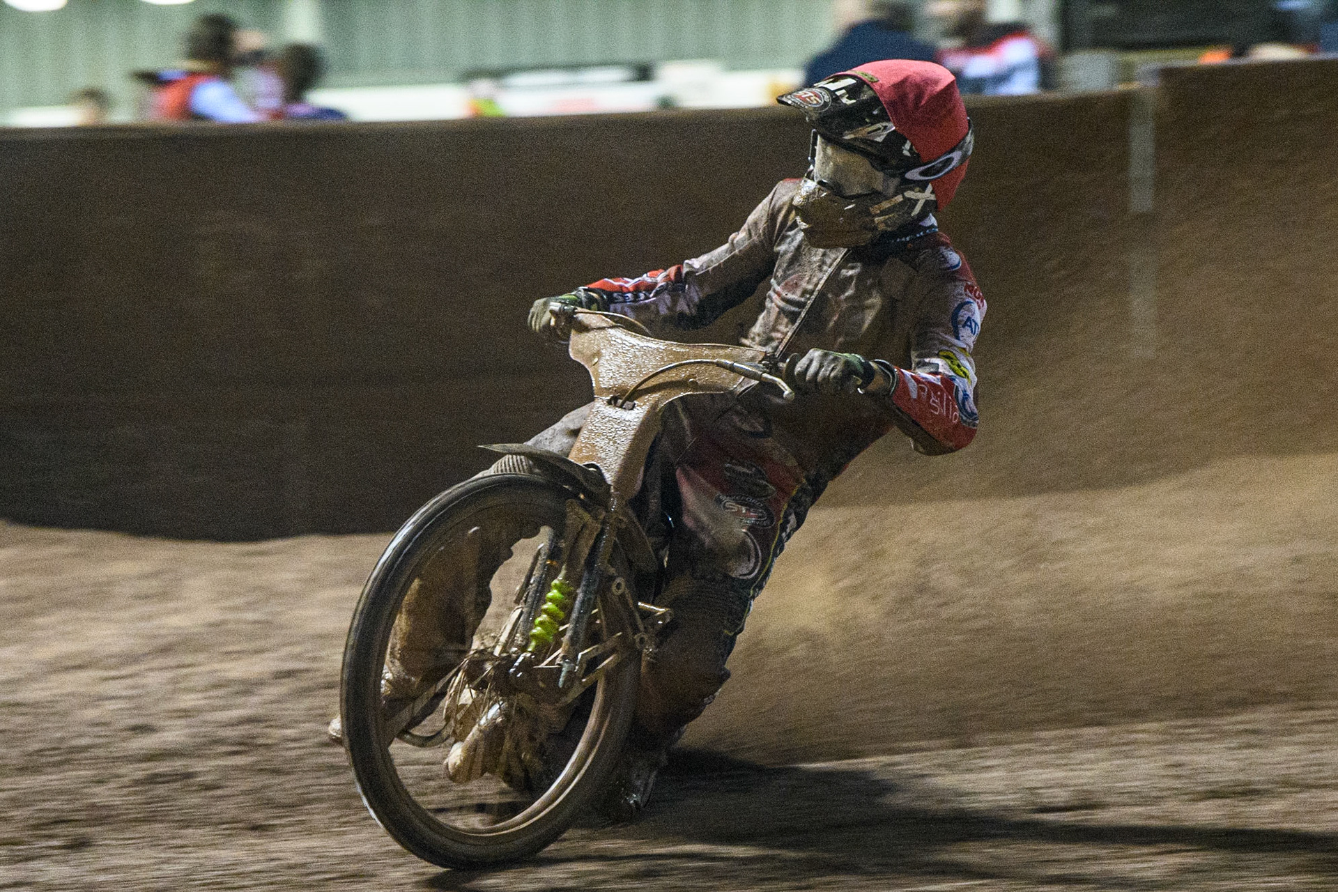 Charles Wright in action for Belle Vue ATPI Aces during the Sports Insure Premiership match between Belle Vue Aces and King's Lynn Stars at the National Speedway Stadium, Manchester on Monday 21st August 2023. (Photo: Ian Charles | MI News)