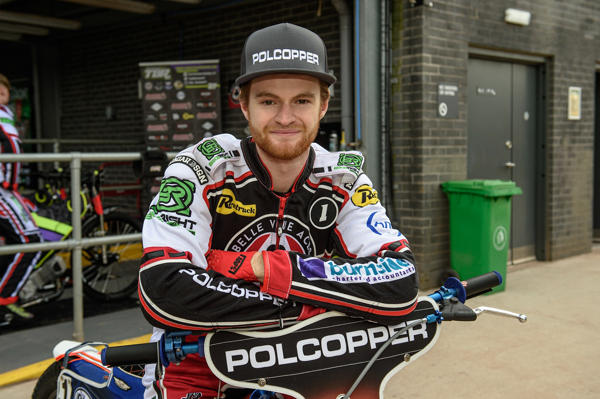 Photo: Ian CharlesBrady Kurtz - Belle Vue AcesBelle Vue Press &amp; Practice, , National Speedway Stadium, Manchester Thursday  13  May  2021