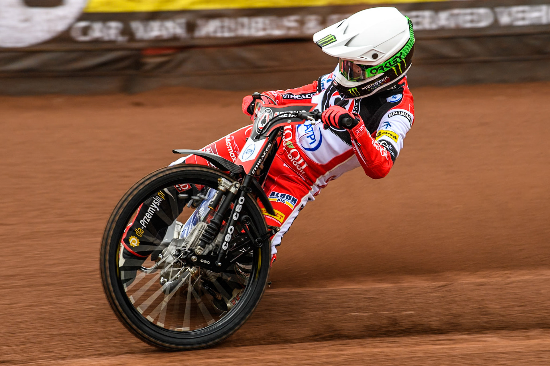 Belle Vue Aces' rider Dan Bewley in action during the Belle Vue Aces Media Day at the National Speedway Stadium, Manchester on Monday 11th March 2024. (Photo: Ian Charles | MI News)
