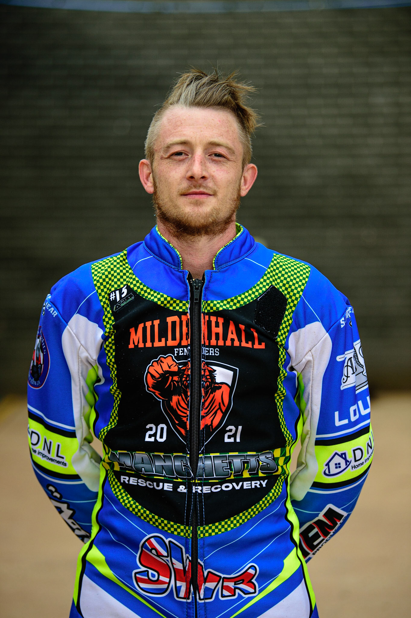 Luke Muff  - Mildenhall Manchettes Fen Tigers during the National Development League match between Belle Vue Colts and Mildenhall Fens Tigers at the National Speedway Stadium, Manchester on Friday 15th July 2022. (Credit: Ian Charles | MI News)