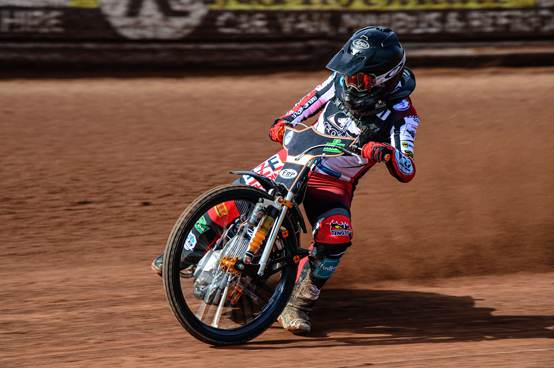MANCHESTER, UK. MAR 14TH Jack Smith in action during the Belle Vue Speedway Media Day at the National Speedway Stadium, Manchester on Monday 14th March 2022. (Credit: Ian Charles | MI News)