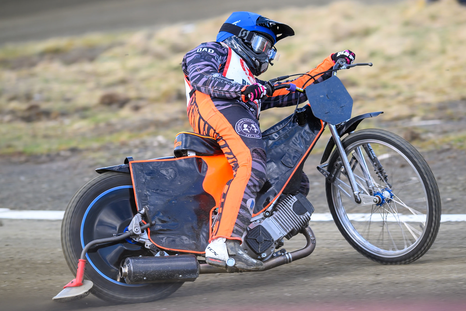 Jack Roberts of 'The Potters'  in action during the Regina Chains Fours at Buxton Speedway, Buxton on Sunday 5th April 2026. (Photo: Ian Charles | MI News)