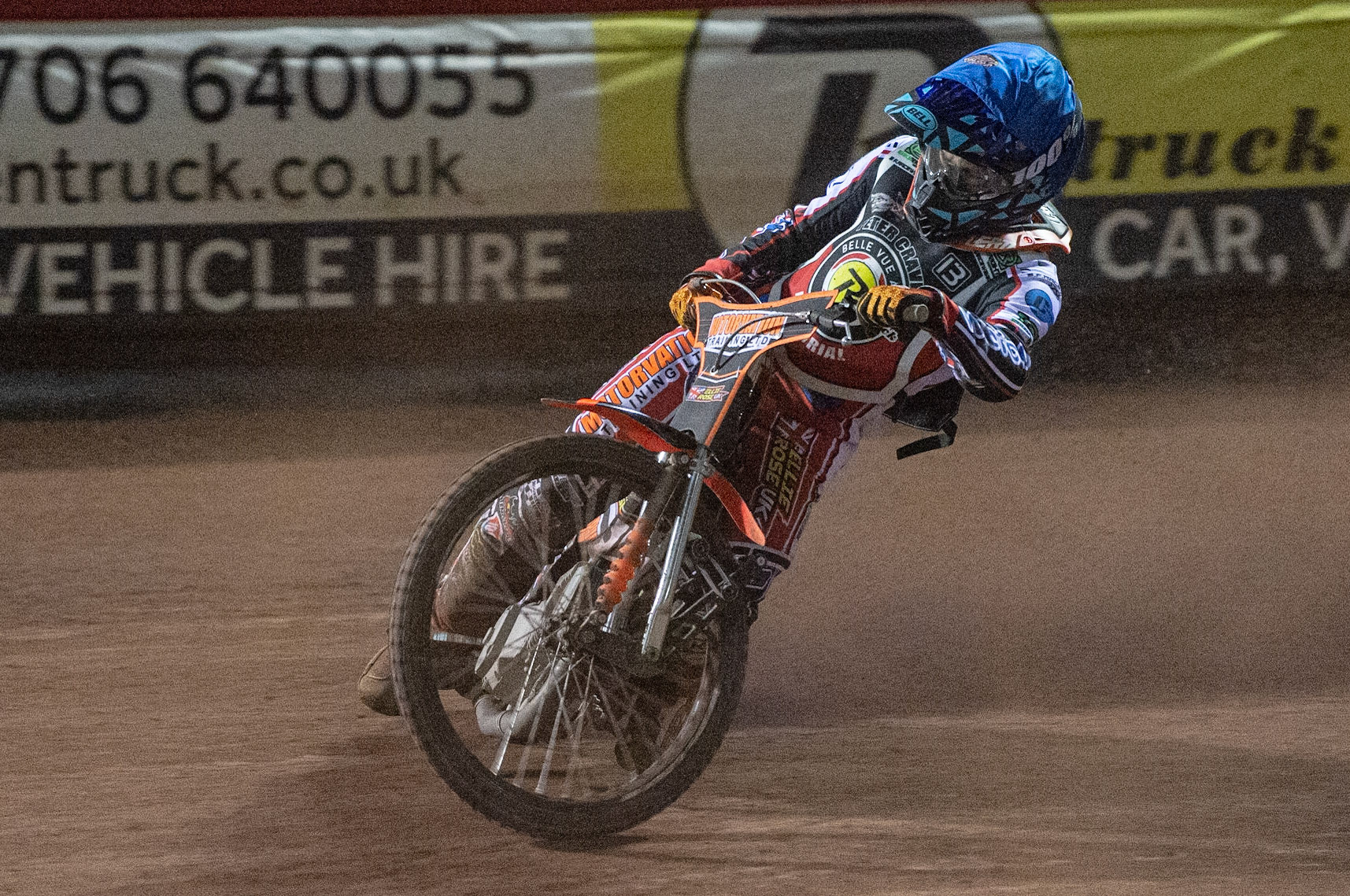 Photo: Ian CharlesJordan Palin in action Peter Craven Memorial Trophy, National Speedway Stadium, Manchester Thursday  22  October  2020