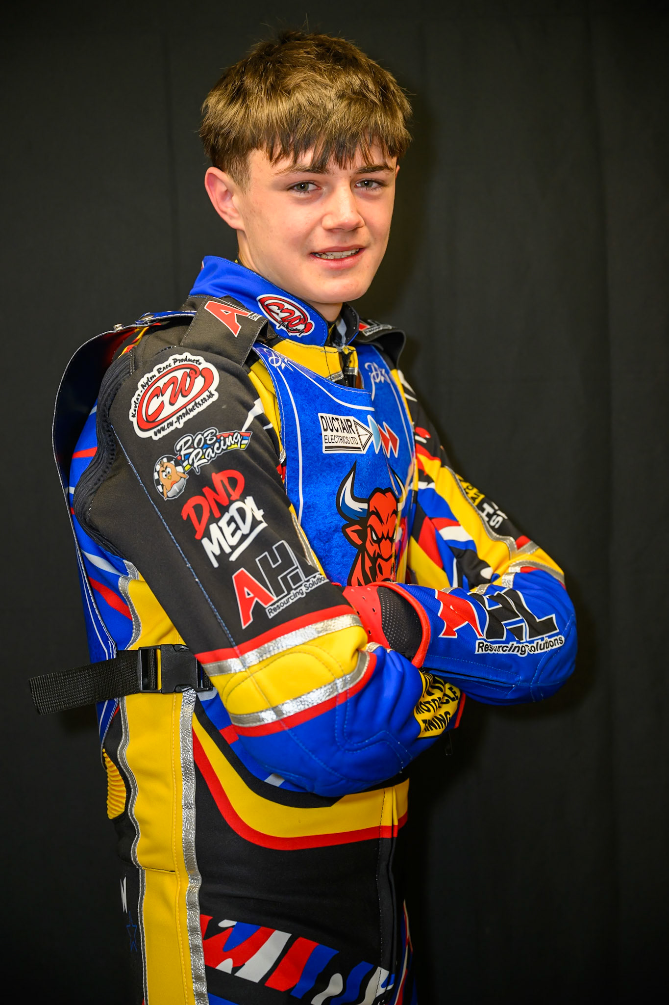 Jamie Etherington during Buxton Bulls Press and Practice at Hi-Edge Speedway, Buxton on Monday 30th March 2026. (Photo: Ian Charles | MI News)