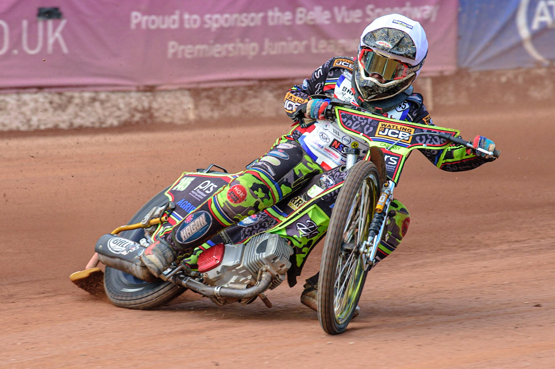 MANCHESTER, UK. JUN 3RD William Cairns (145) in action  during the British Youth Speedway Championship (Round 4)  at the National Speedway Stadium, Manchester on Friday 3rd June 2022. (Credit: Ian Charles | MI News)