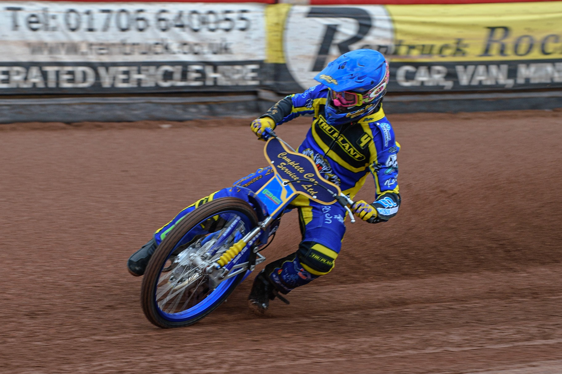 Photo: Ian CharlesKyle Howarth In ActionDiscovery Networks Eurosport Speedway Season Launch, National Speedway Stadium, Manchester Wednesday  12  May  2021