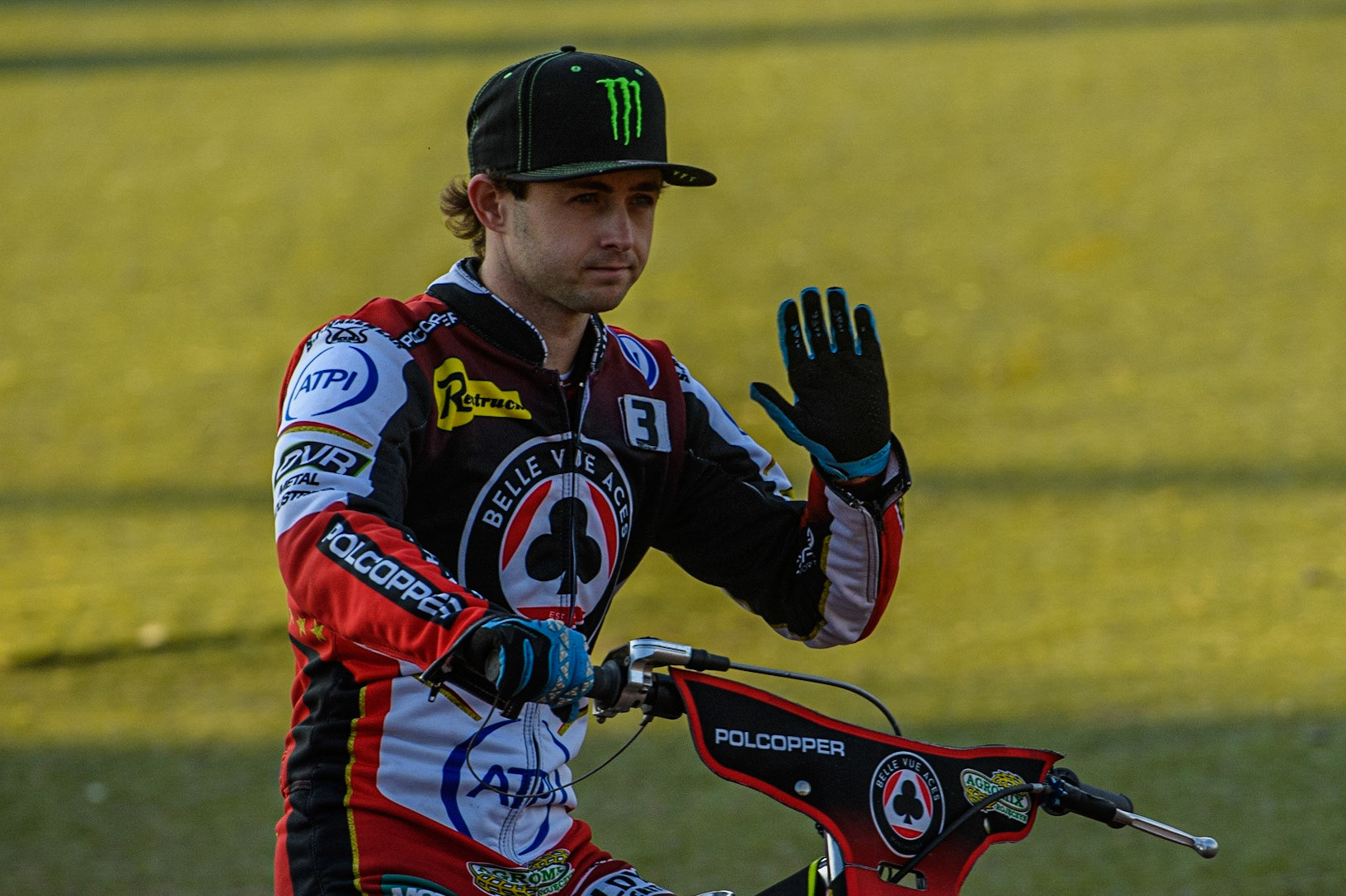 Jaimon Lidsey - Belle Vue ATPI Aces during the Sports Insure Premiership match between Belle Vue Aces and Sheffield Tigers at the National Speedway Stadium, Manchester on Monday 7th August 2023. (Photo: Ian Charles | MI News)