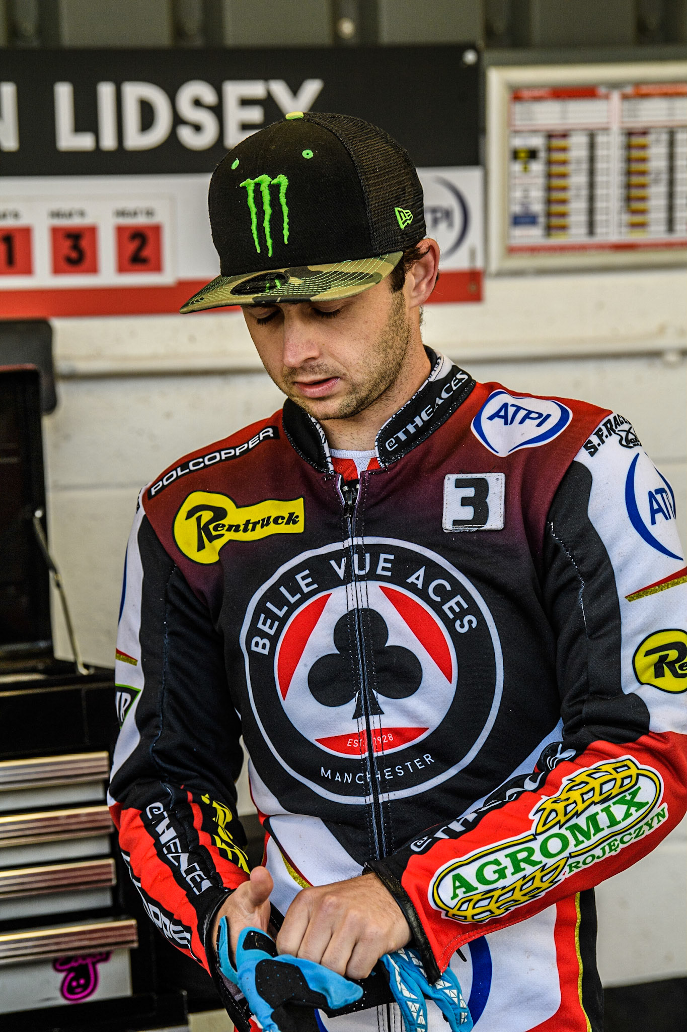 Jaimon Lidsey - Belle Vue ATPI Aces during the Sports Insure Premiership match between Belle Vue Aces and Wolverhampton Wolves at the National Speedway Stadium, Manchester on Monday 3rd July 2023. (Photo: Ian Charles | MI News)