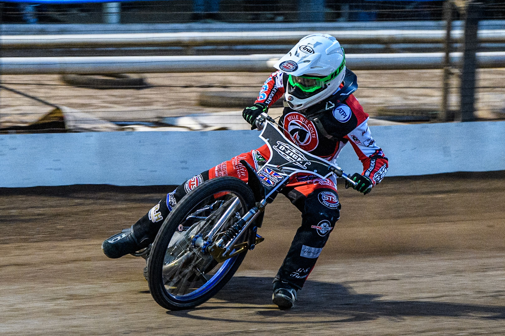 Belle Vue Colts' Jack Shimelt in action during the WSRA National Development League match between Steelers and Belle Vue Colts at Owlerton Stadium, Sheffield on Monday 5th May 2025. (Photo: Ian Charles | MI News)