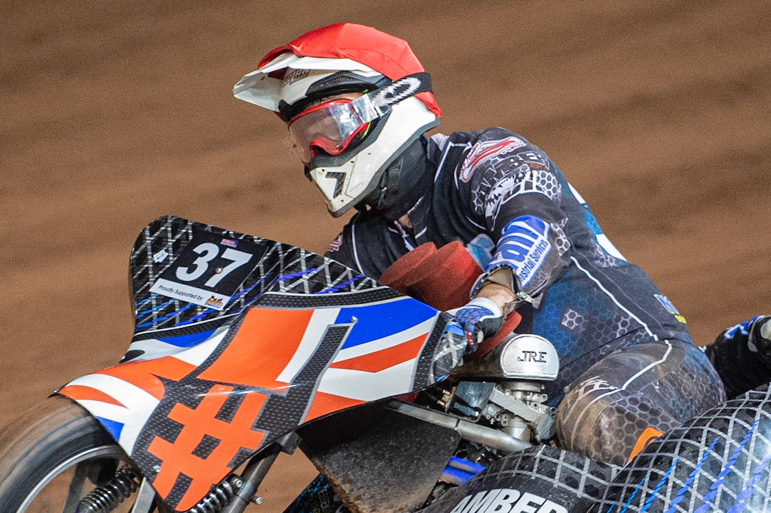 MANCHESTER, ENGLAND Marek Cossar during the  ACU Sidecar Speedway Manchester Masters,  Belle Vue National Speedway Stadium, Manchester Saturday 12 October 2019 (Credit: Ian Charles | MI News)