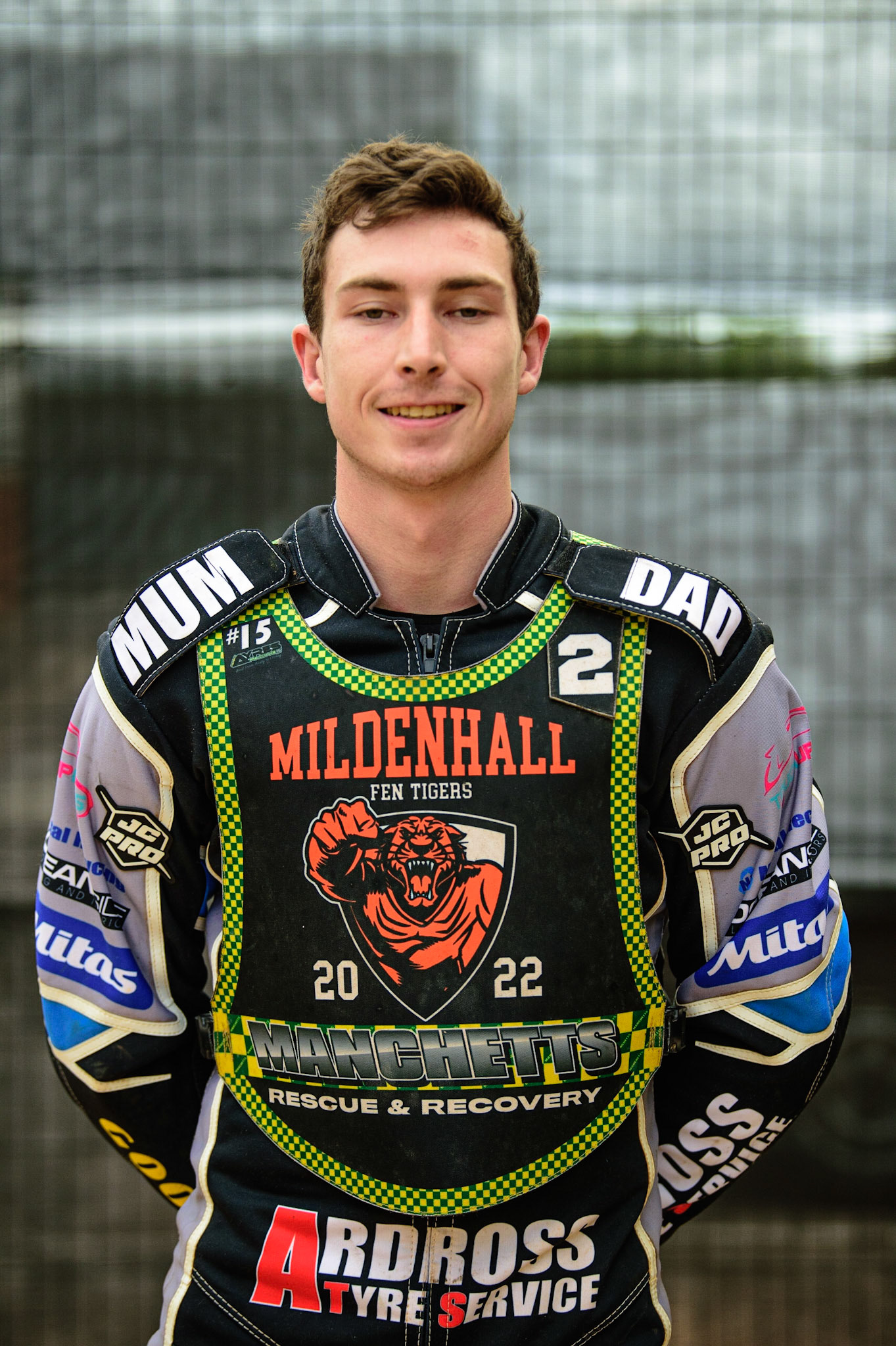 Matt Marson  - Mildenhall Manchettes Fen Tigers during the National Development League match between Belle Vue Colts and Mildenhall Fens Tigers at the National Speedway Stadium, Manchester on Friday 15th July 2022. (Credit: Ian Charles | MI News)