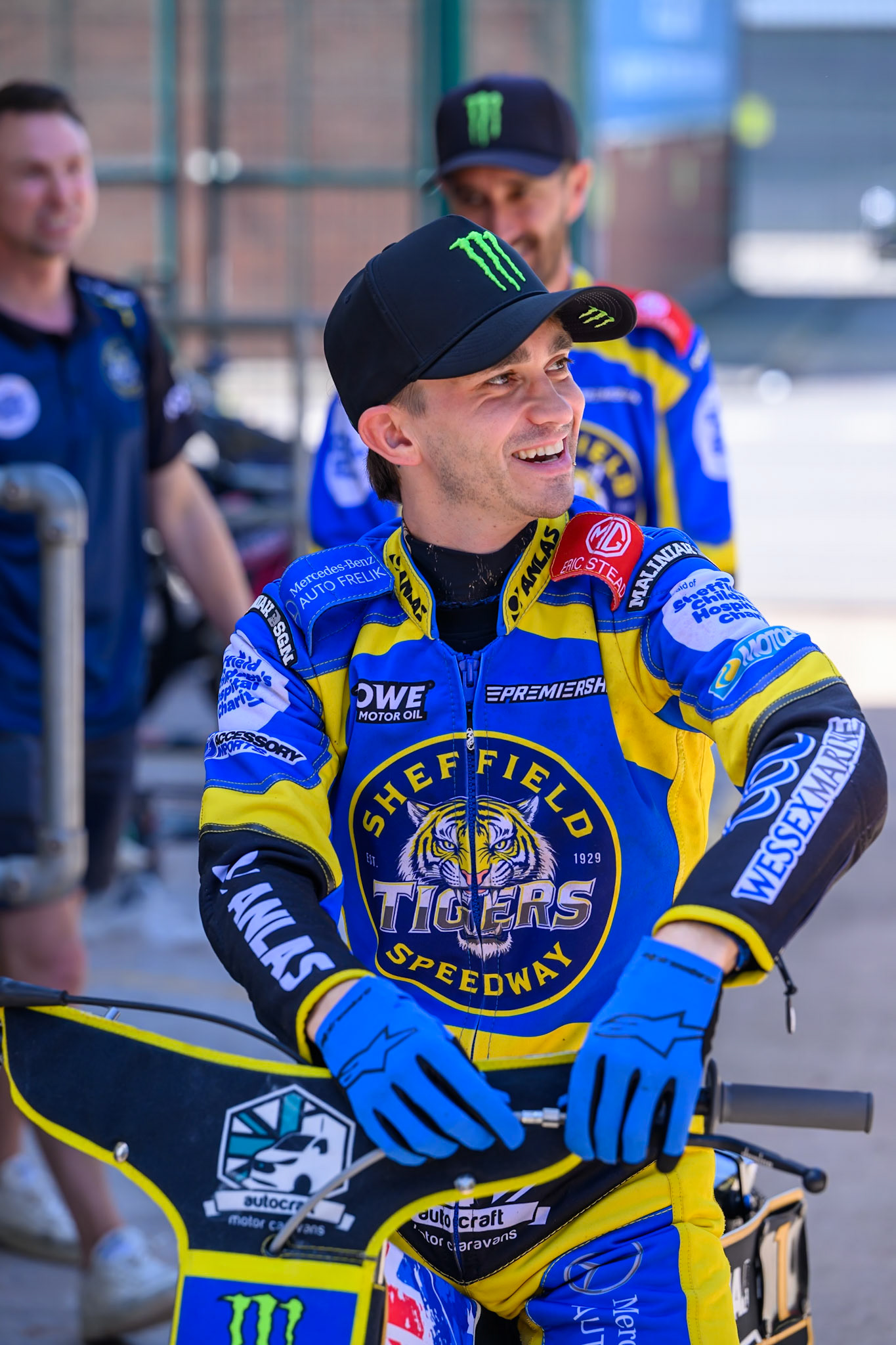 Jack Holder of Sheffield Tigers during the Rowe Motor Oil Premiership match between Belle Vue Aces and Sheffield Tigers at the National Speedway Stadium, Manchester on Monday 25th May 2026. (Photo: Ian Charles | MI News)