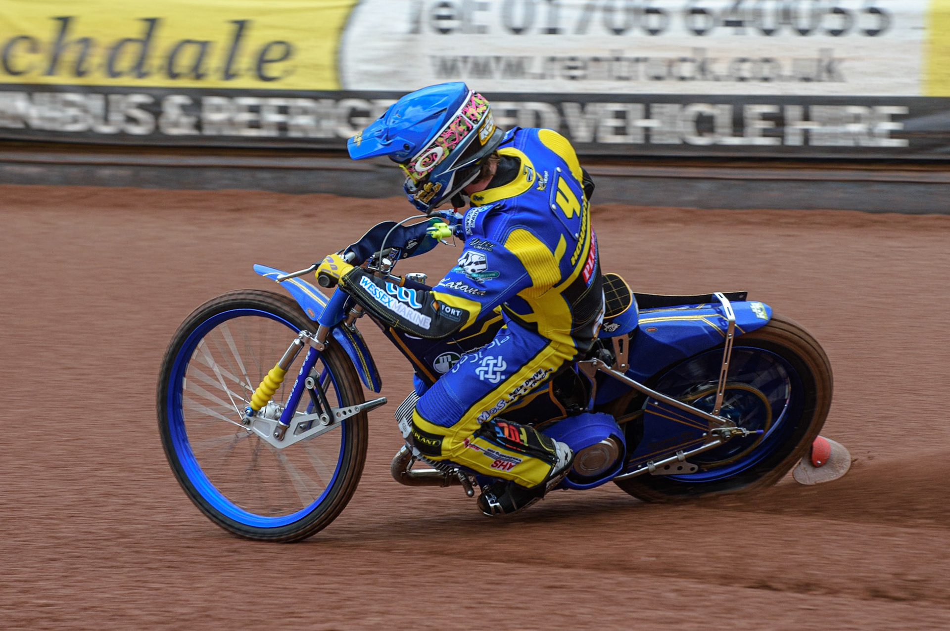 Photo: Ian CharlesKyle Howarth In ActionDiscovery Networks Eurosport Speedway Season Launch, National Speedway Stadium, Manchester Wednesday  12  May  2021