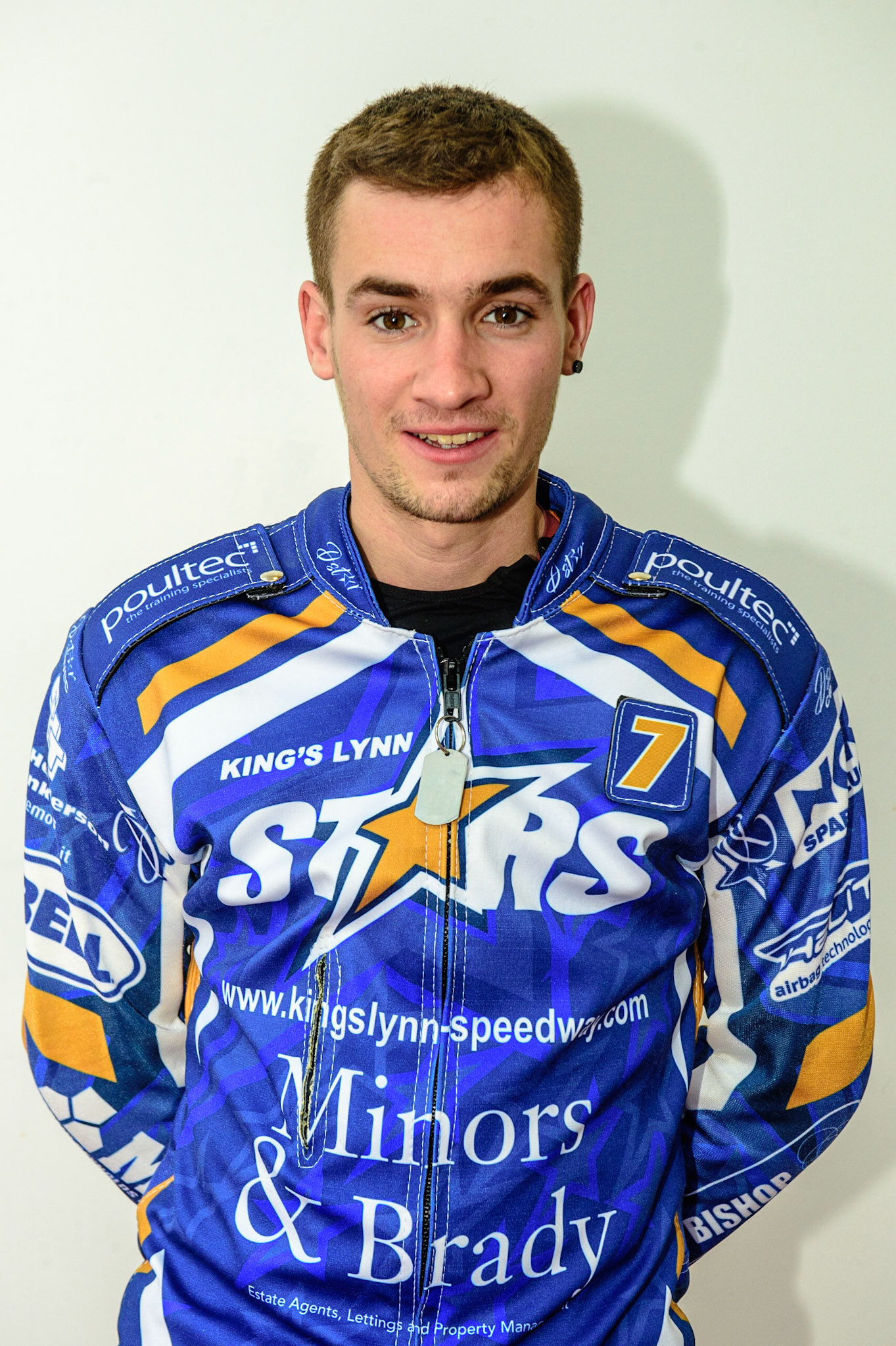 MANCHESTER, UK. APRIL 12TH: Jack Thomas, Kings Lynn Stars’ Rising Star at the Discovery Networks Eurosport Speedway Season Launch at the National Speedway Stadium, Manchester on Tuesday 12th April 2022 (Credit: Ian Charles | MI News)