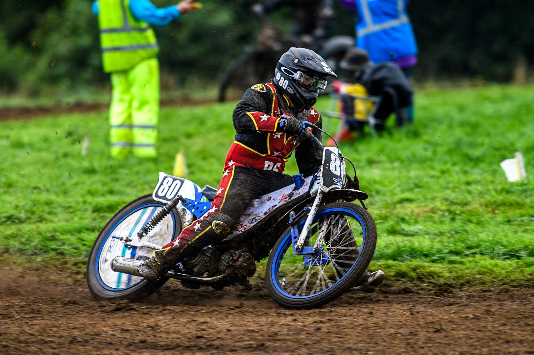 Paul Smith (80) in action in the GT140 Support Class during the ACU British Upright Championships at Woodhouse Lance, Gawsworth, Cheshire on Sunday 8th September 2024. (Photo: Ian Charles | MI News)