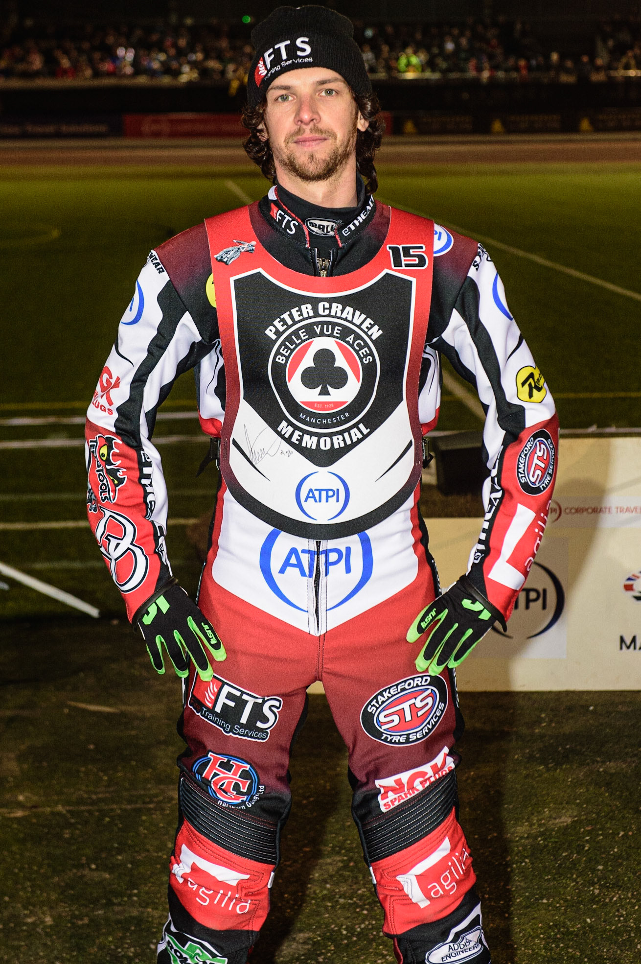 MANCHESTER, UK. MAR 21ST. Charles Wright during the ATPI Peter Craven Memorial Trophy at the National Speedway Stadium, Manchester on Monday 21st March 2022. (Credit: Ian Charles | MI News)