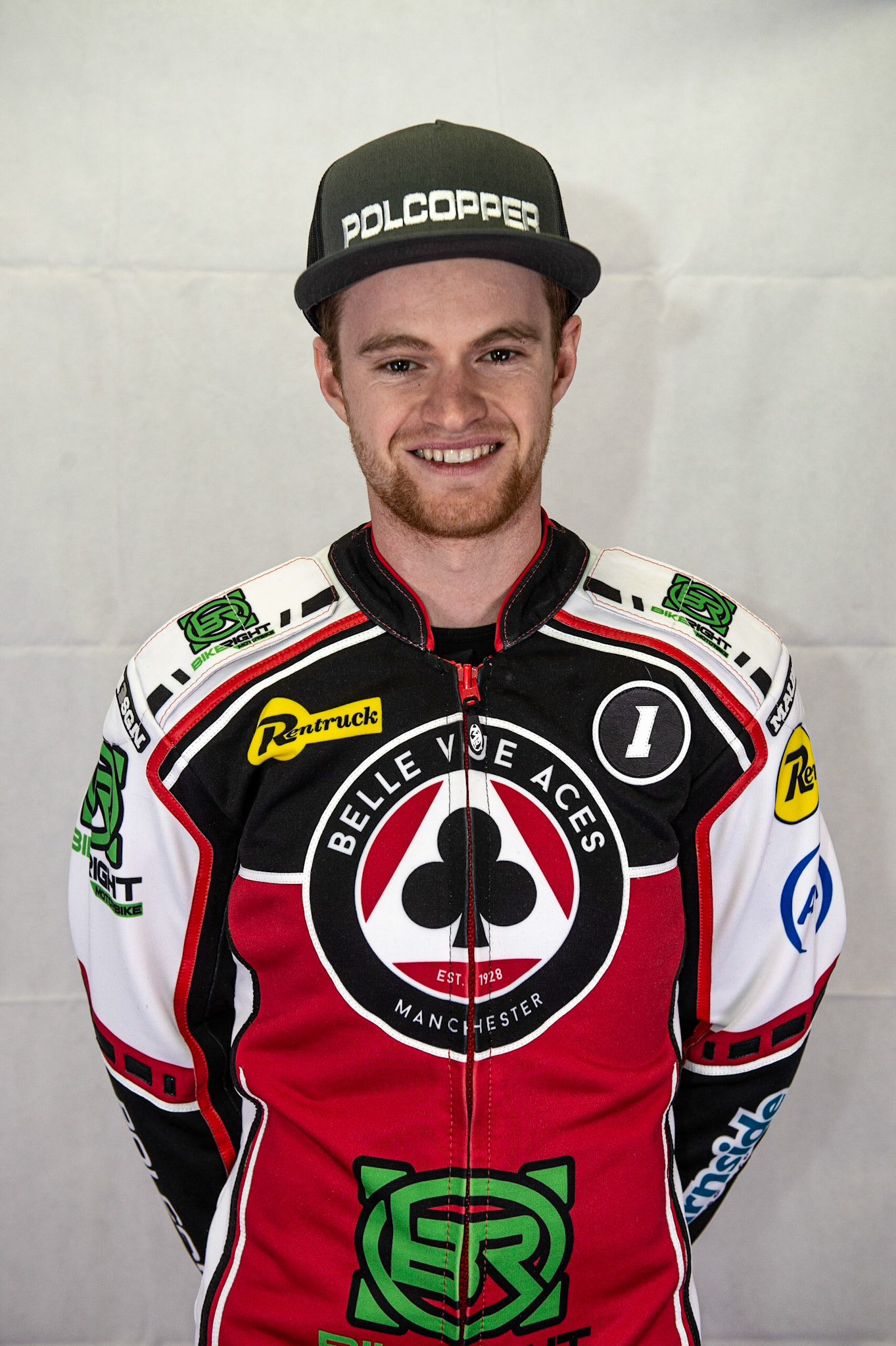 MANCHESTER, ENGLAND  - March 12  Brady Kurtz of Belle Vue Aces  during The Belle Vue Speedway Media Day, at The National Speedway Stadium, Manchester, on Thursday 12 March 2020. (Credit: Ian Charles | MI News)