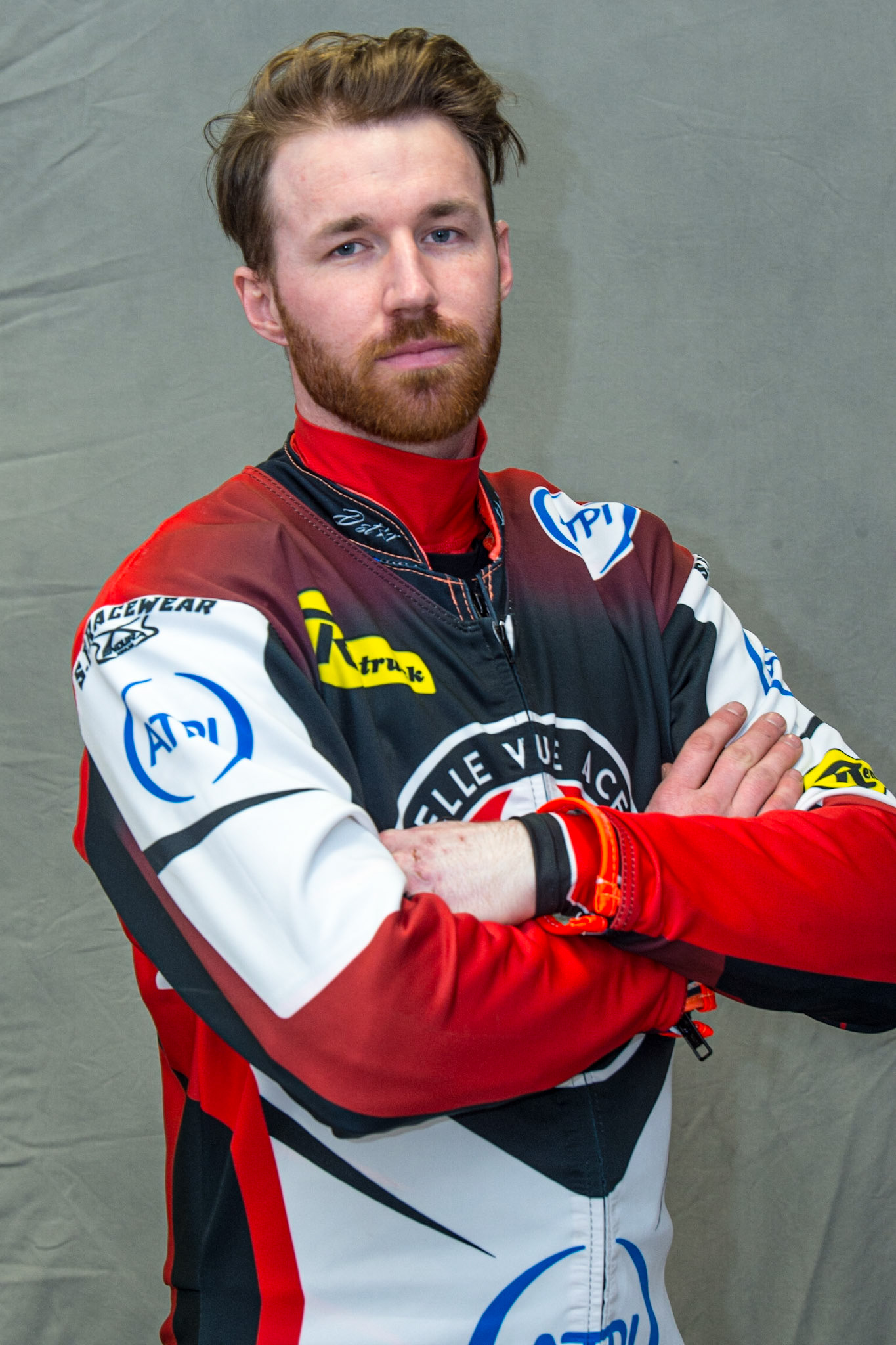MANCHESTER, UK.  MAR 28TH.  Jake Allen of Belle Vue during the SGB Premiership League Cup match between Belle Vue Aces and Sheffield Tigers at the National Speedway Stadium, Manchester on Monday 28th March 2022. (Credit: Ian Charles | MI News)