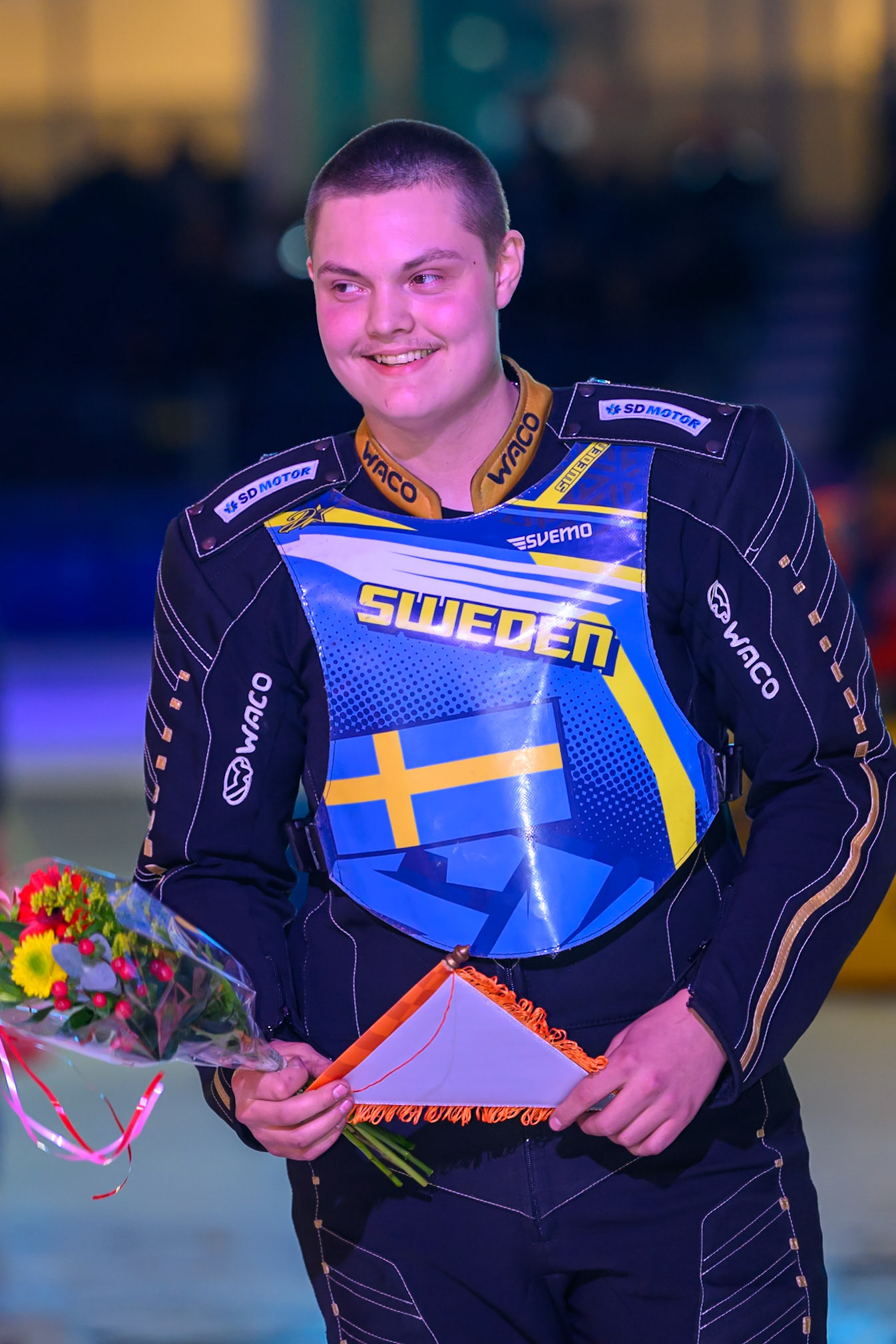 Isak Dekkerhus of Sweden during the ROELOF THIJS BOKAAL at Ice Rink Thialf, Heerenveen on Friday 10th April 2026.  (Photo: Ian Charles | MI News)