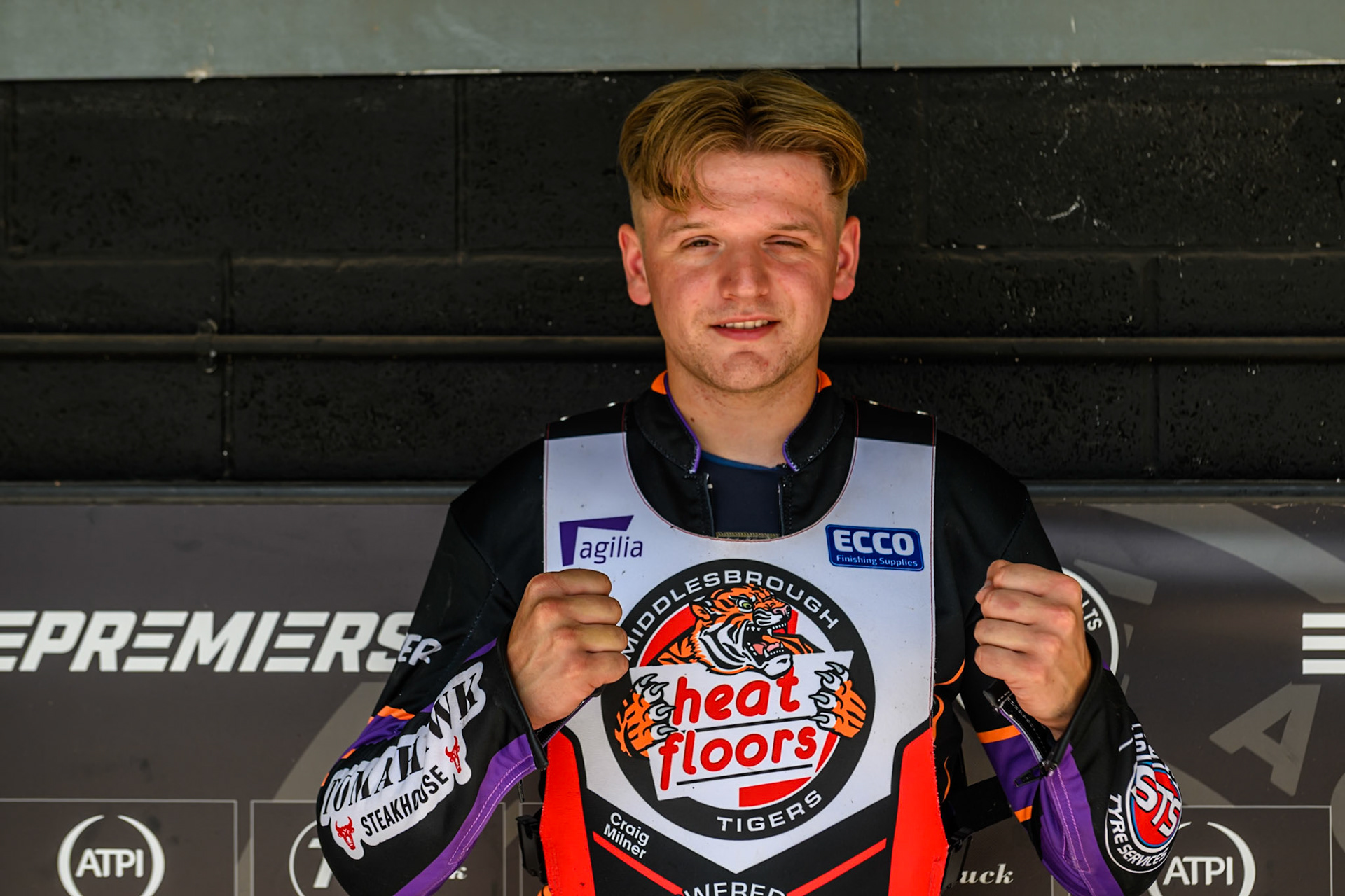 Elliot Kelly of Middlesborough Tigers - votes WSRA Rider of the Month, during the WSRA National Development League match between Belle Vue Colts and Middlesbrough Tigers at the National Speedway Stadium, Manchester on Sunday 10th August 2025. (Photo: Mark Fletcher | MI News)