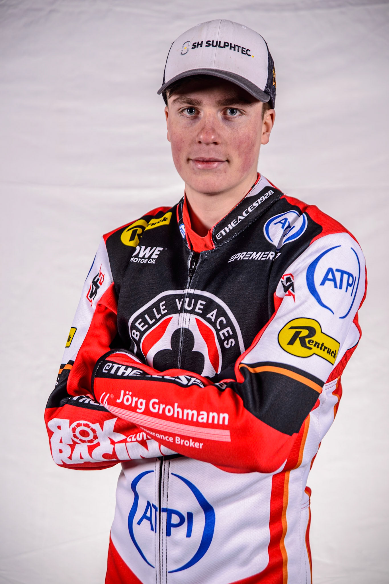 Norick Blödorn - Belle Vue Aces during the Belle Vue Aces Media Day at the National Speedway Stadium, Manchester on Wednesday 12th March 2025. (Photo: Ian Charles | MI News)