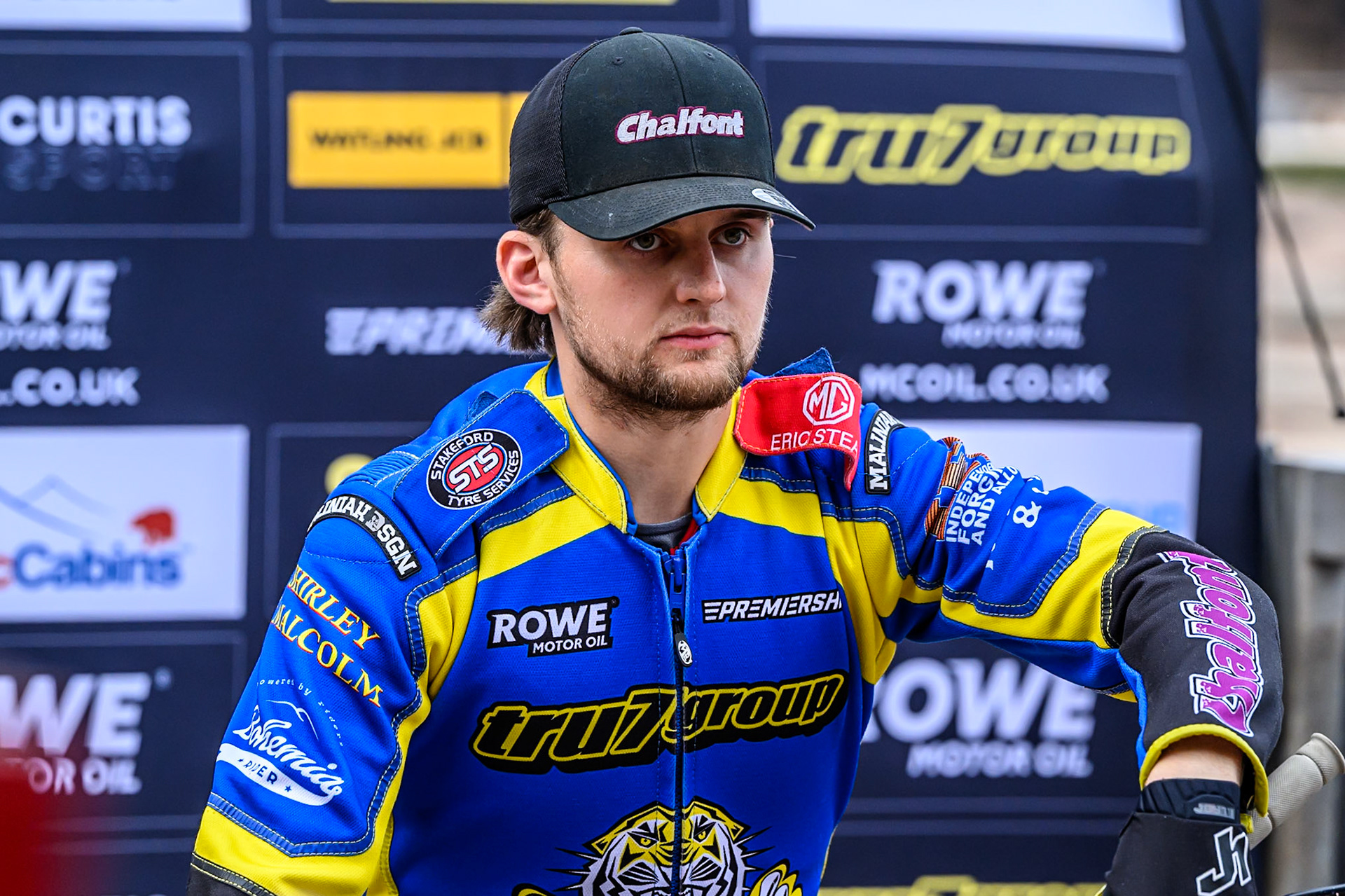 Leon Flint of Sheffield Tigers during the Rowe Motor Oil Premiership match between Sheffield Tigers and Belle Vue Aces at Owlerton Stadium, Sheffield on Monday 11th August 2025. (Photo: Ian Charles | MI News)
