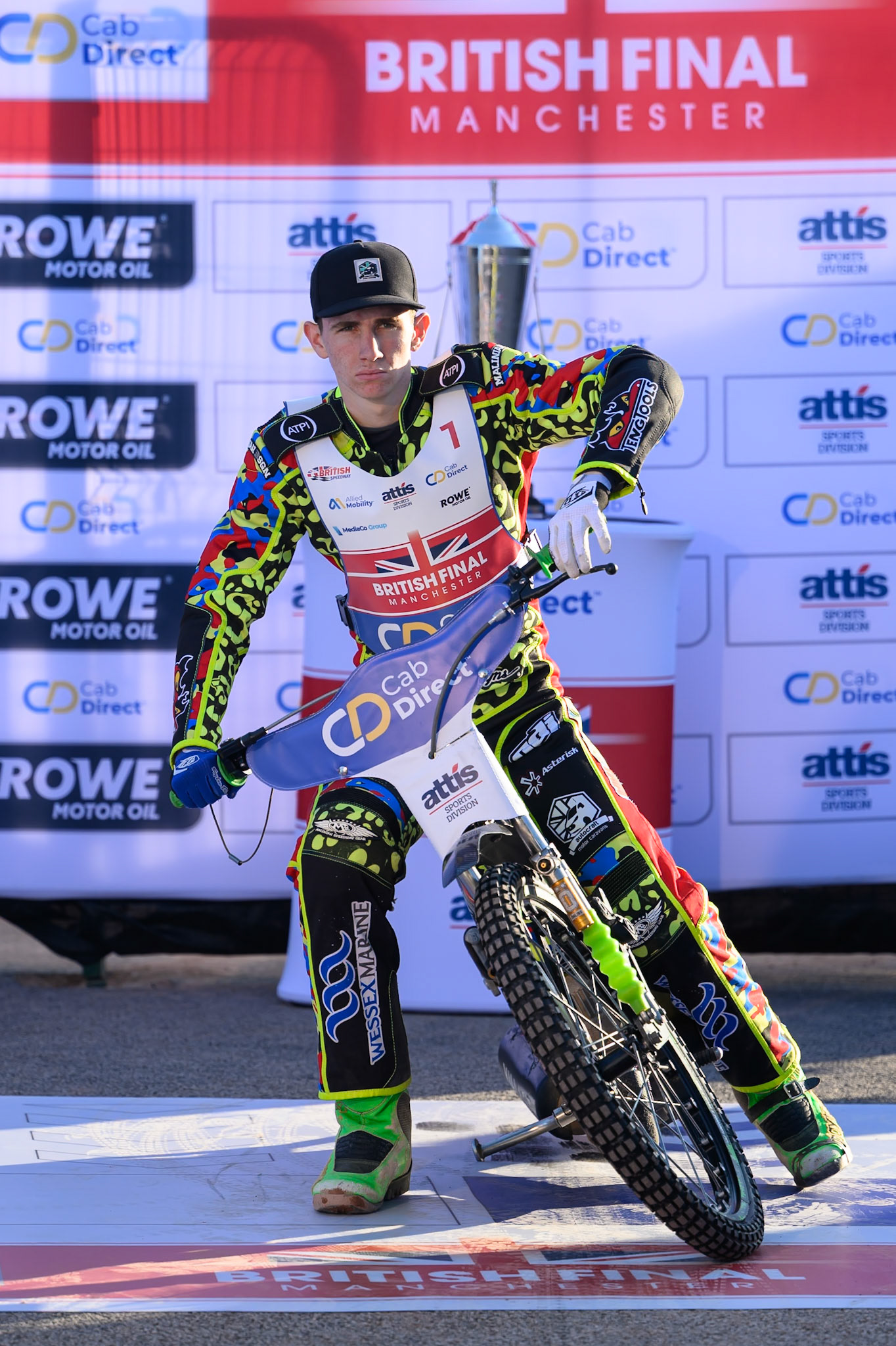Will Cairns (7) during the Cab Direct British Speedway Championship Final at the National Speedway Stadium, Manchester on Saturday 15th August 2026. (Photo: Ian Charles | MI News)