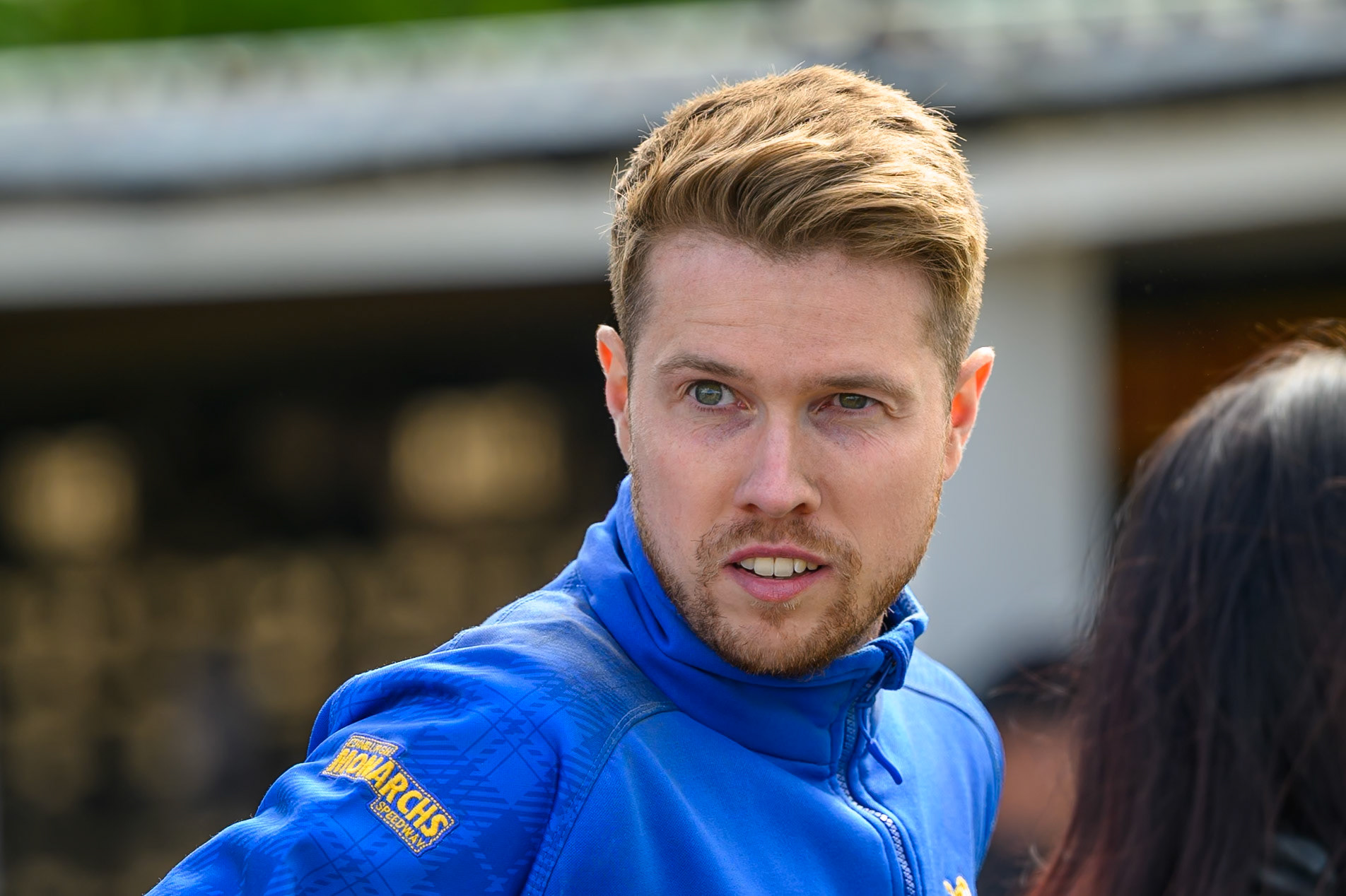 Scott Wilson, Team Manager of Edinburgh Monarchs Academy during the WSRA National Development League match between Buxton Bulls and Edinburgh Monarchs Academy at Hi-Edge Speedway, Buxton on Sunday 14th June 2026. (Photo: Ian Charles | MI News)