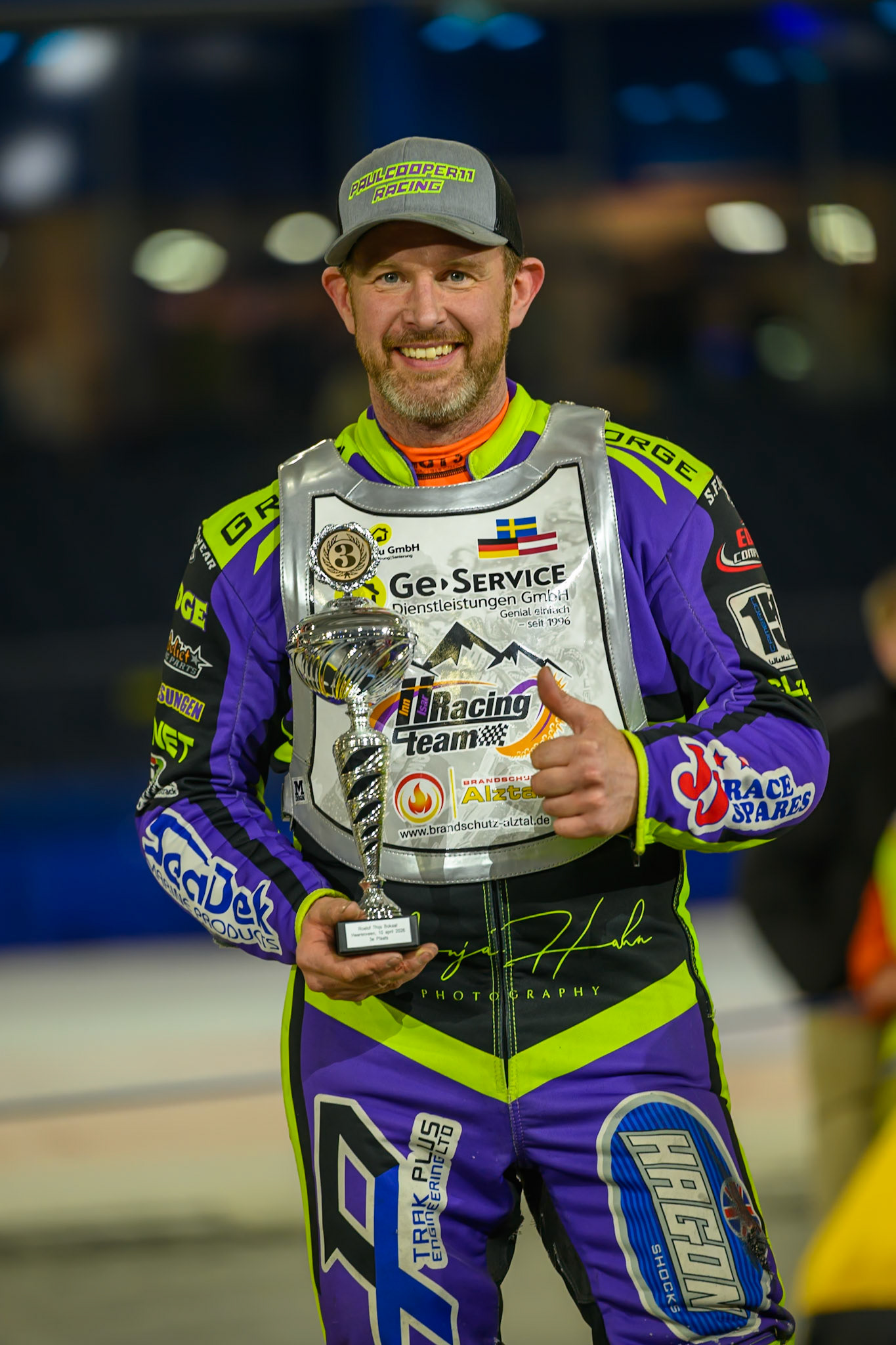 3rd place for Paul Cooper of Great Britain  during the ROELOF THIJS BOKAAL at Ice Rink Thialf, Heerenveen on Friday 10th April 2026.  (Photo: Ian Charles | MI News)