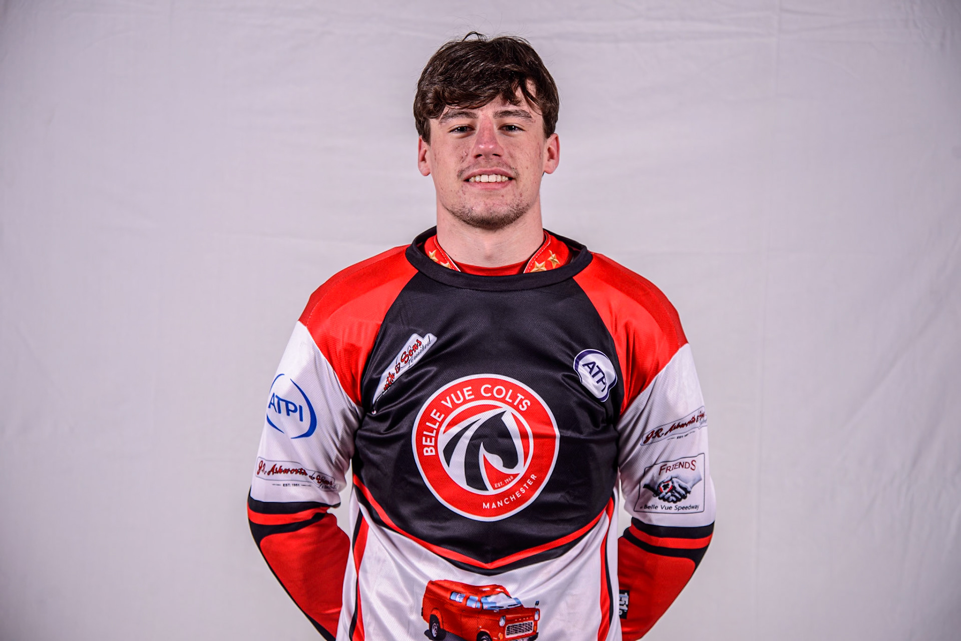 Billy Budd - Belle Vue Colts during the Belle Vue Aces Media Day at the National Speedway Stadium, Manchester on Wednesday 12th March 2025. (Photo: Ian Charles | MI News)