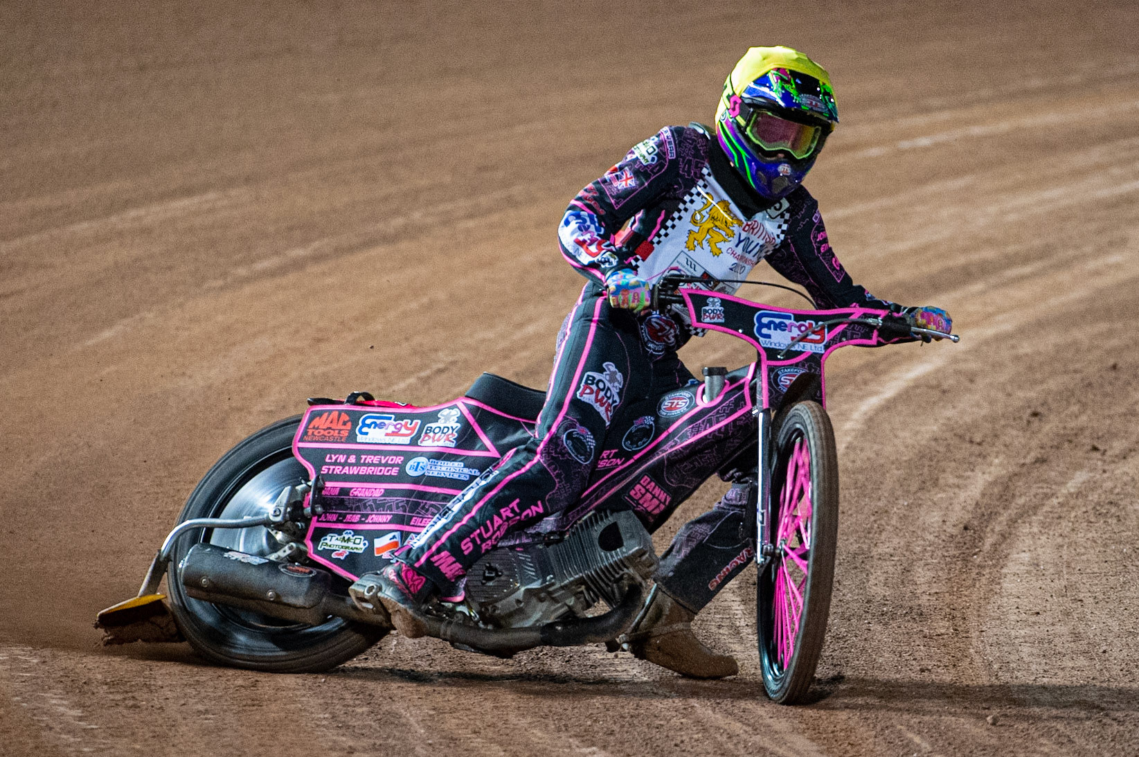 Photo: Ian CharlesDanny Smith in action  (500cc B Class) British Youth Speedway Championship (Round 5), National Speedway Stadium, Manchester Saturday  10  October  2020