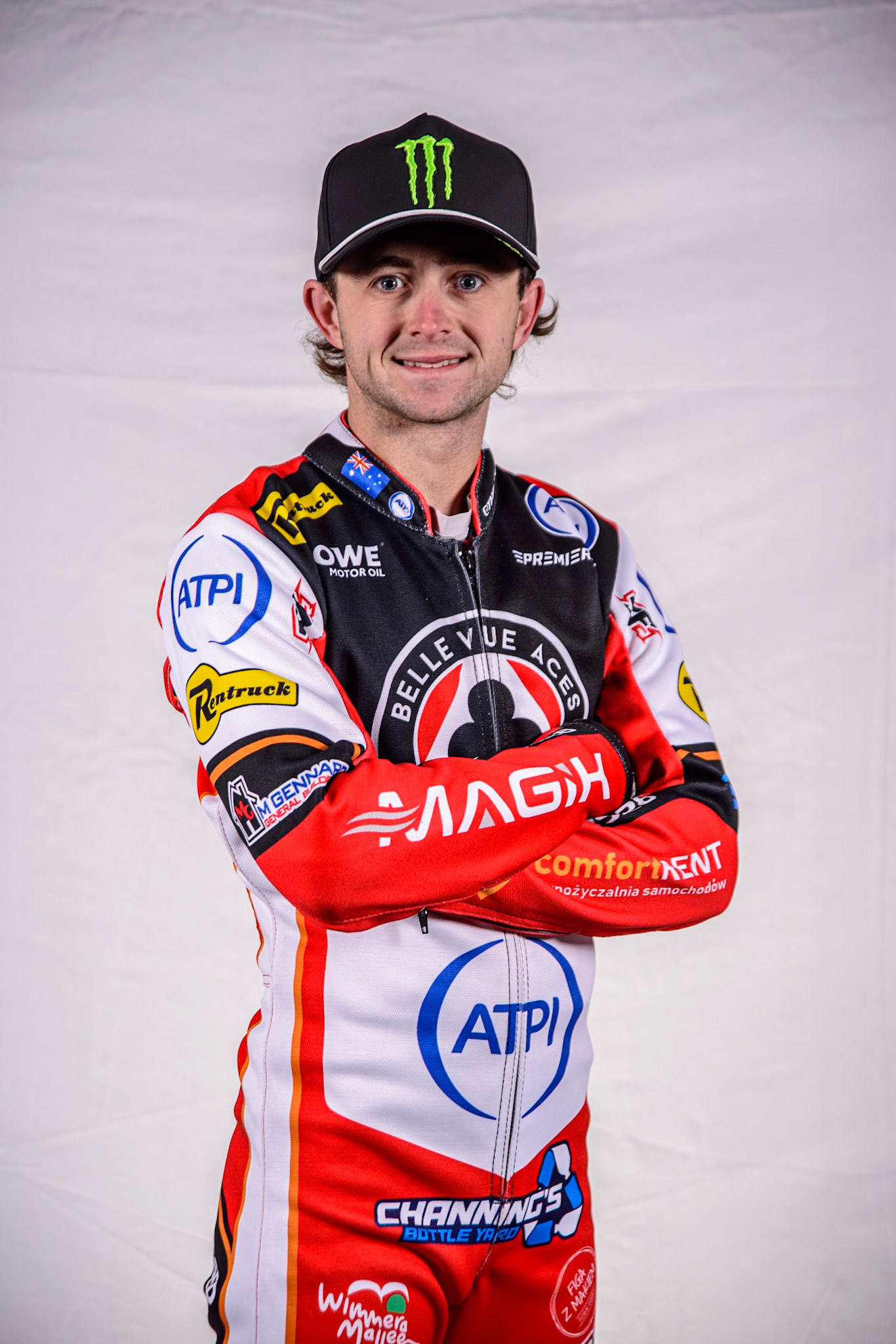 Jaimon Lidsey - Belle Vue Aces during the Belle Vue Aces Media Day at the National Speedway Stadium, Manchester on Wednesday 12th March 2025. (Photo: Ian Charles | MI News)