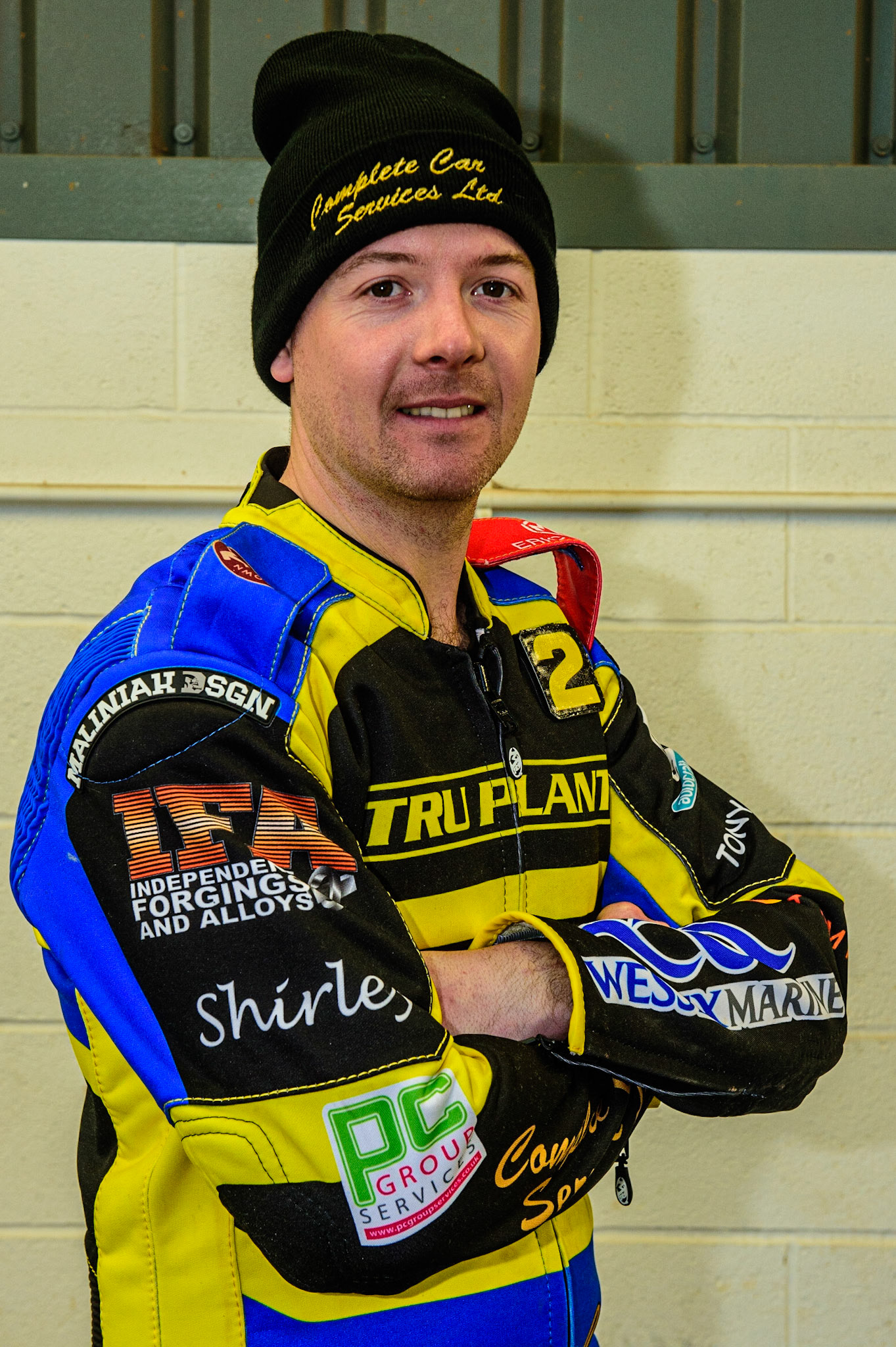 Kyle Howarth  - Sheffield ‘TruPlant’ Tigers  during the SGB Premiership match between Belle Vue Aces and Sheffield Tigers at the National Speedway Stadium, Manchester on Monday 27th March 2023. (Photo: Ian Charles | MI News)
