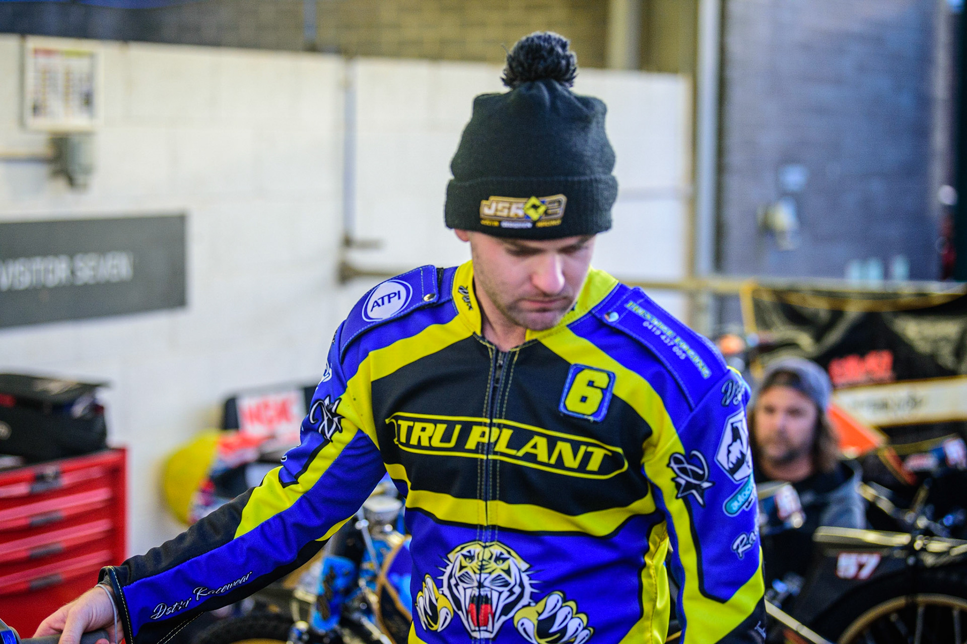 Justin Sedgmen  - Sheffield TruPlant Tigers  during the SGB Premiership match between Belle Vue Aces and Sheffield Tigers at the National Speedway Stadium, Manchester on Monday 5th September 2022. (Credit: Ian Charles | MI News)