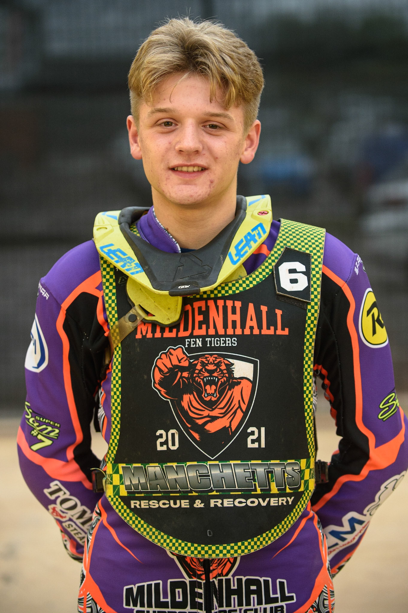 MANCHESTER, SEPT 3RD. Elliot Kelly  - Mildenhall Manchette’s Fen Tigers during the National Development League match between Belle Vue Aces and Mildenhall Fens Tigers at the National Speedway Stadium, Manchester on Friday 3rd September 2021. (Credit: Ian Charles | MI News)