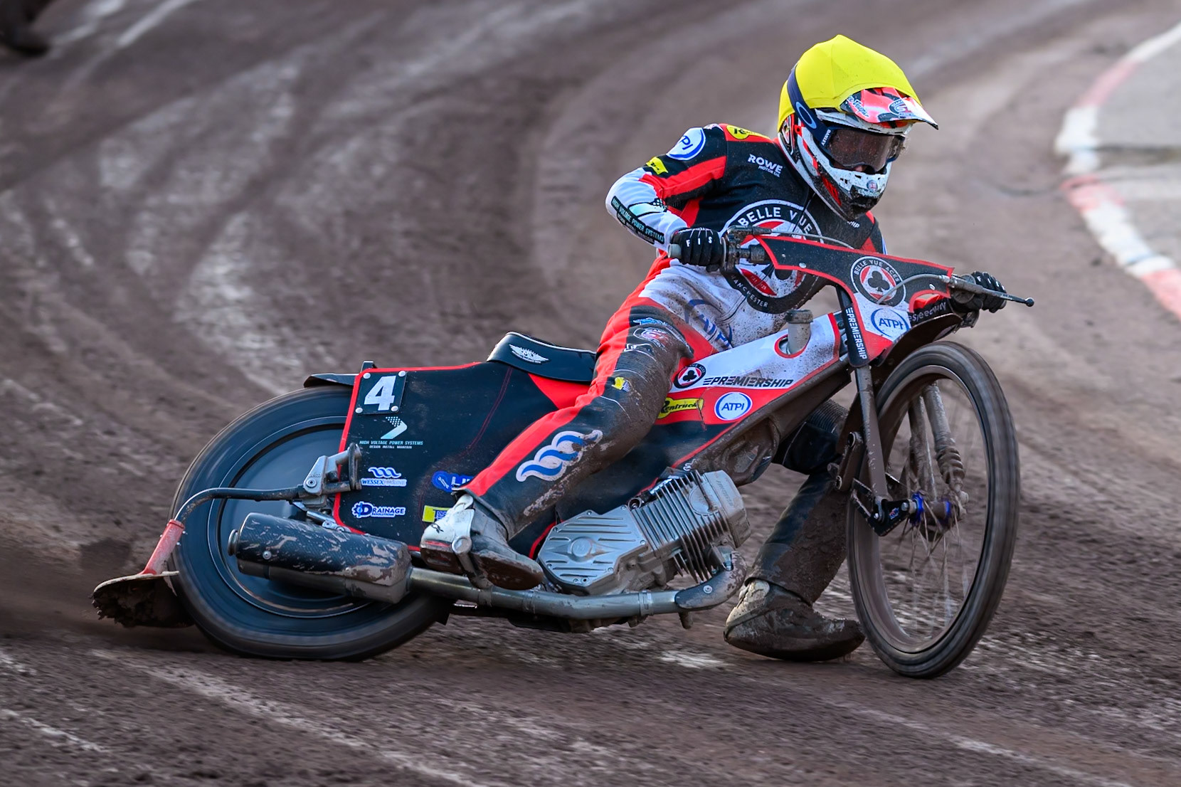 Zach Cook of Belle Vue Aces in action during the Rowe Motor Oil Premiership match between Sheffield Tigers and Belle Vue Aces at Owlerton Stadium, Sheffield on Monday 25th May 2026. (Photo: Ian Charles | MI News)